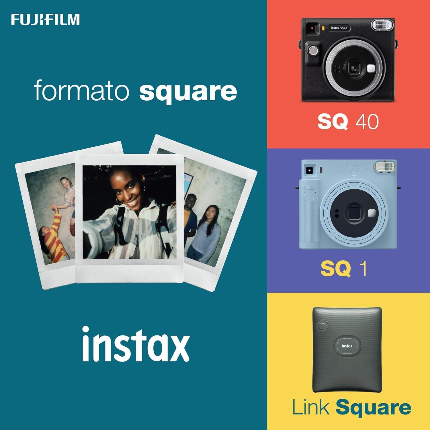 Paquete de Película Instantánea FUJIFILM Instax Square - 20 Exposiciones
