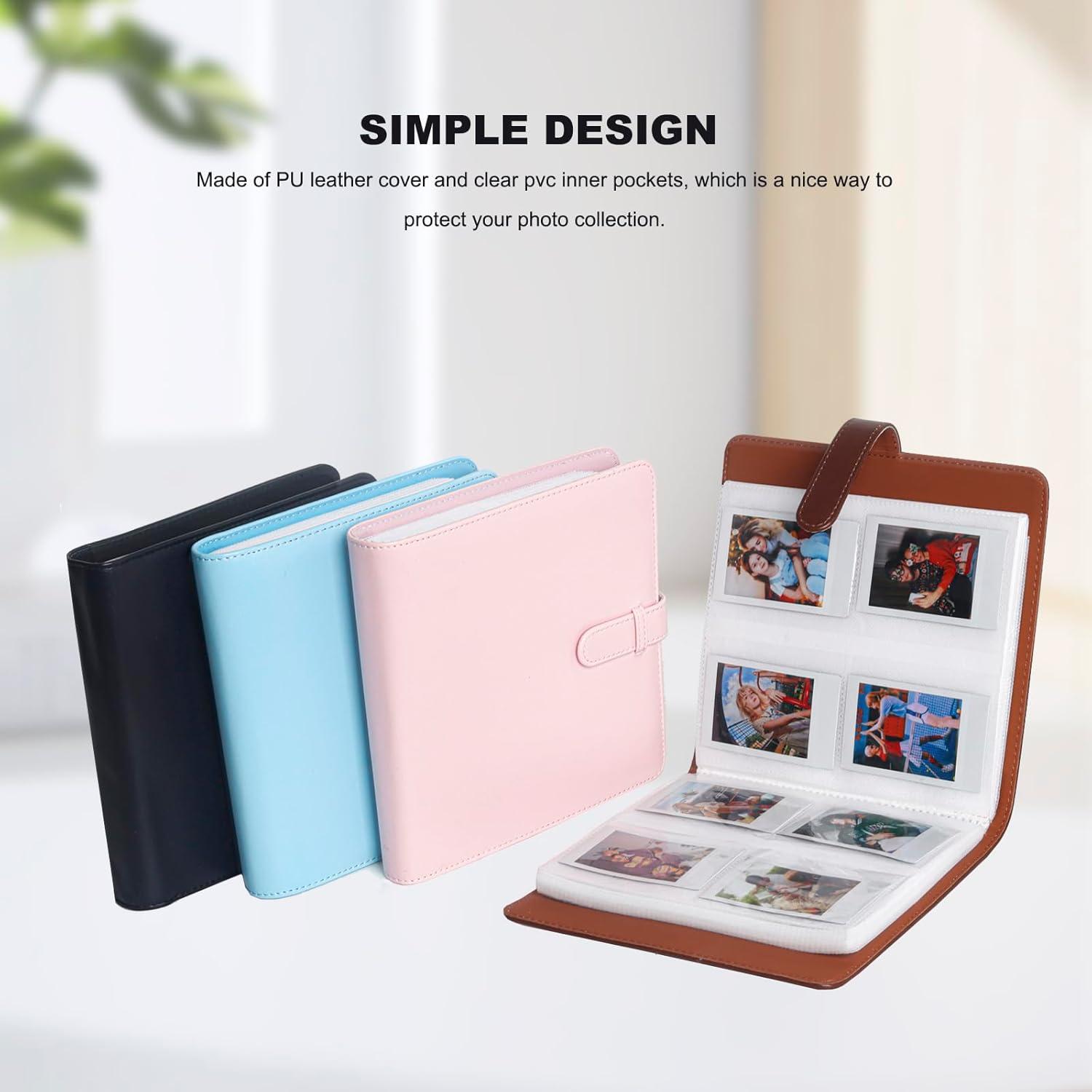 Álbum de Fotos Aisnyho 288 Bolsillos Cuero Marrón 20x19.5 cm