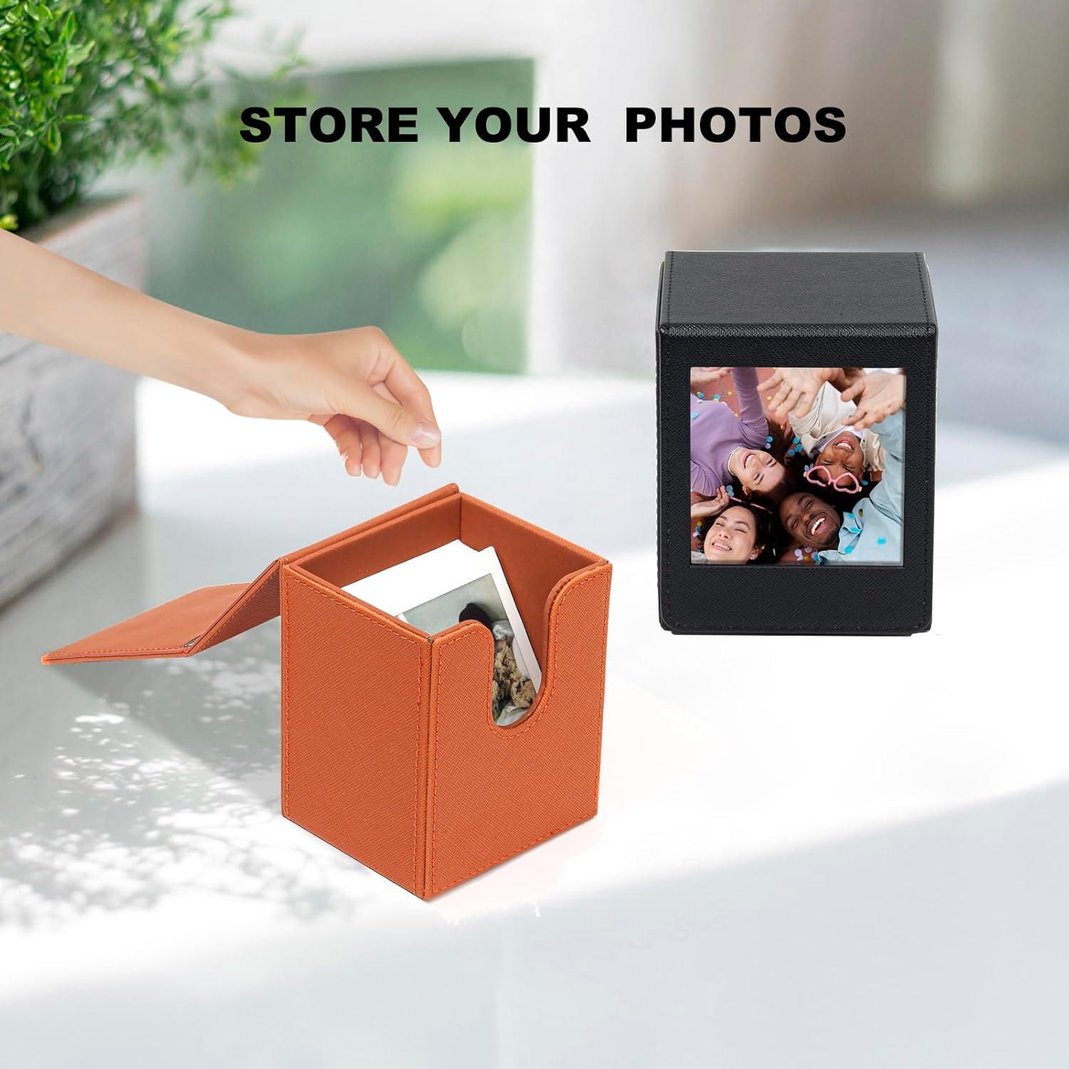 Caja de Almacenamiento para Fotos Fujifilm Instax SQ - Negro