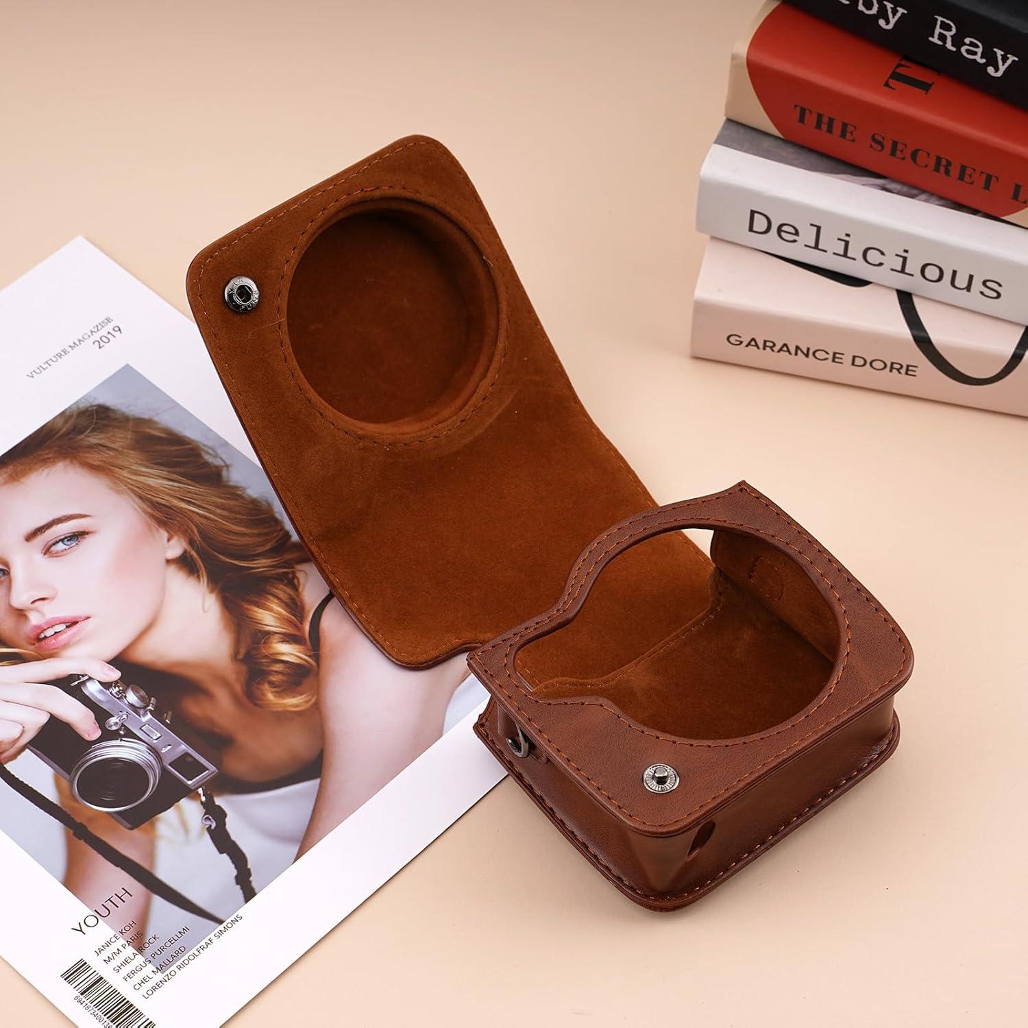 Funda Protectora Frankmate para Fujifilm Instax Mini 90 Marrón