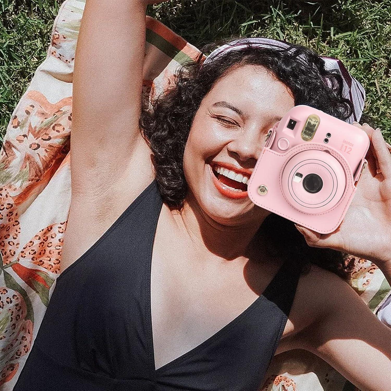 Funda de cámara CAIYOULE para Fujifilm Instax Mini 12 con álbum