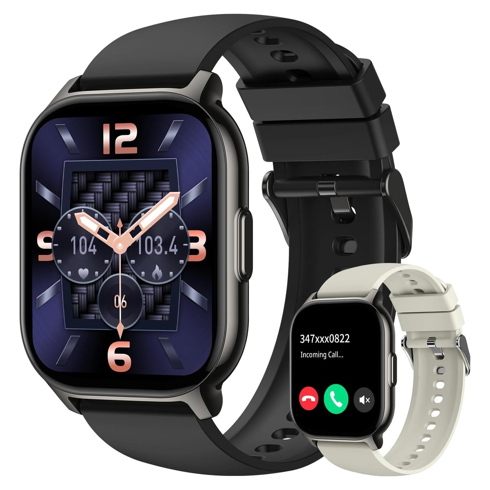 Reloj Inteligente Fitness Y2 - Monitor Cardíaco y Llamadas