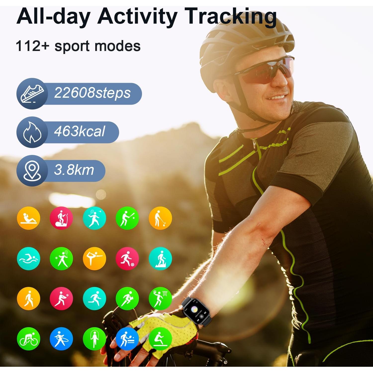 Reloj Inteligente Fitness Y2 - Monitor Cardíaco y Llamadas