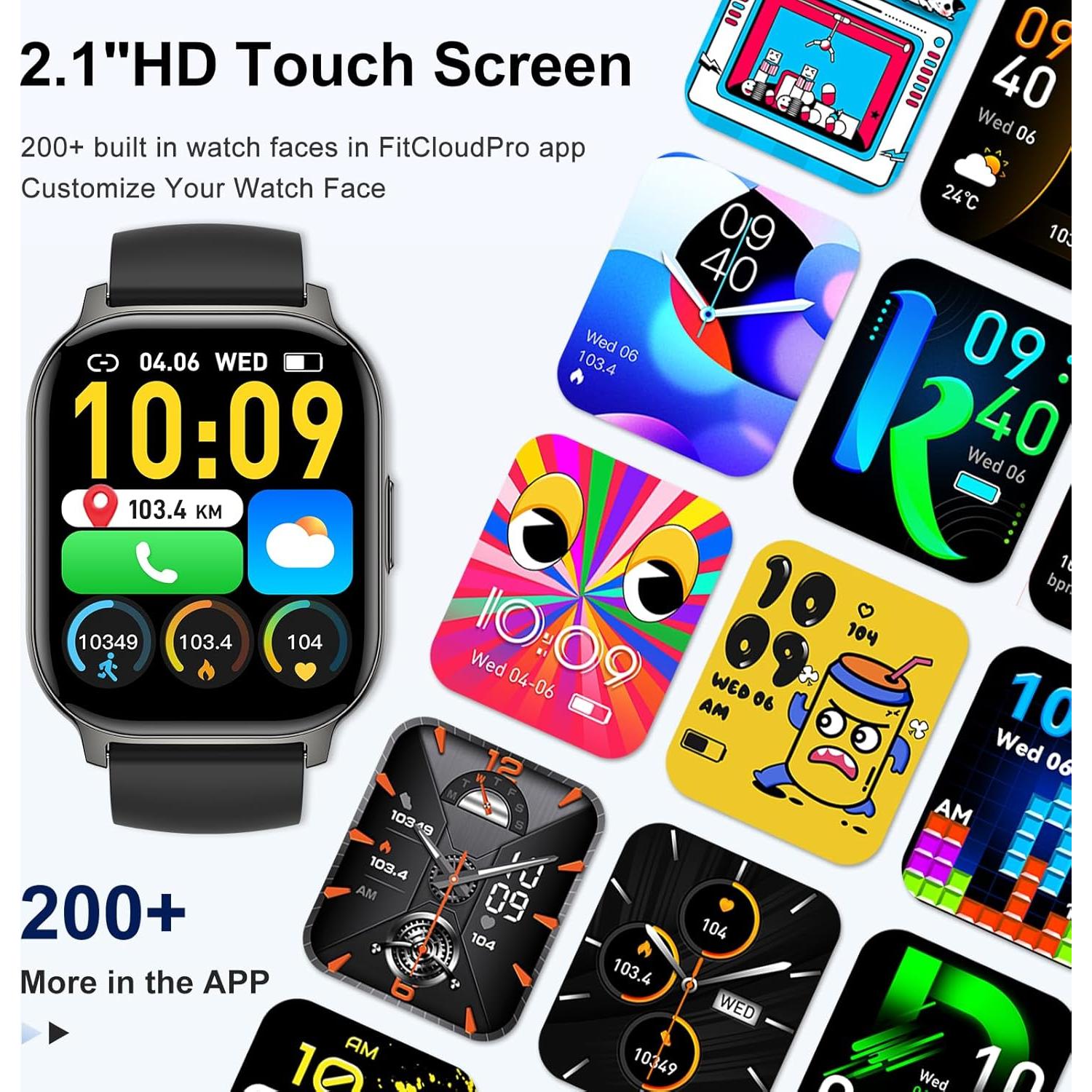 Reloj Inteligente Fitness Y2 - Monitor Cardíaco y Llamadas