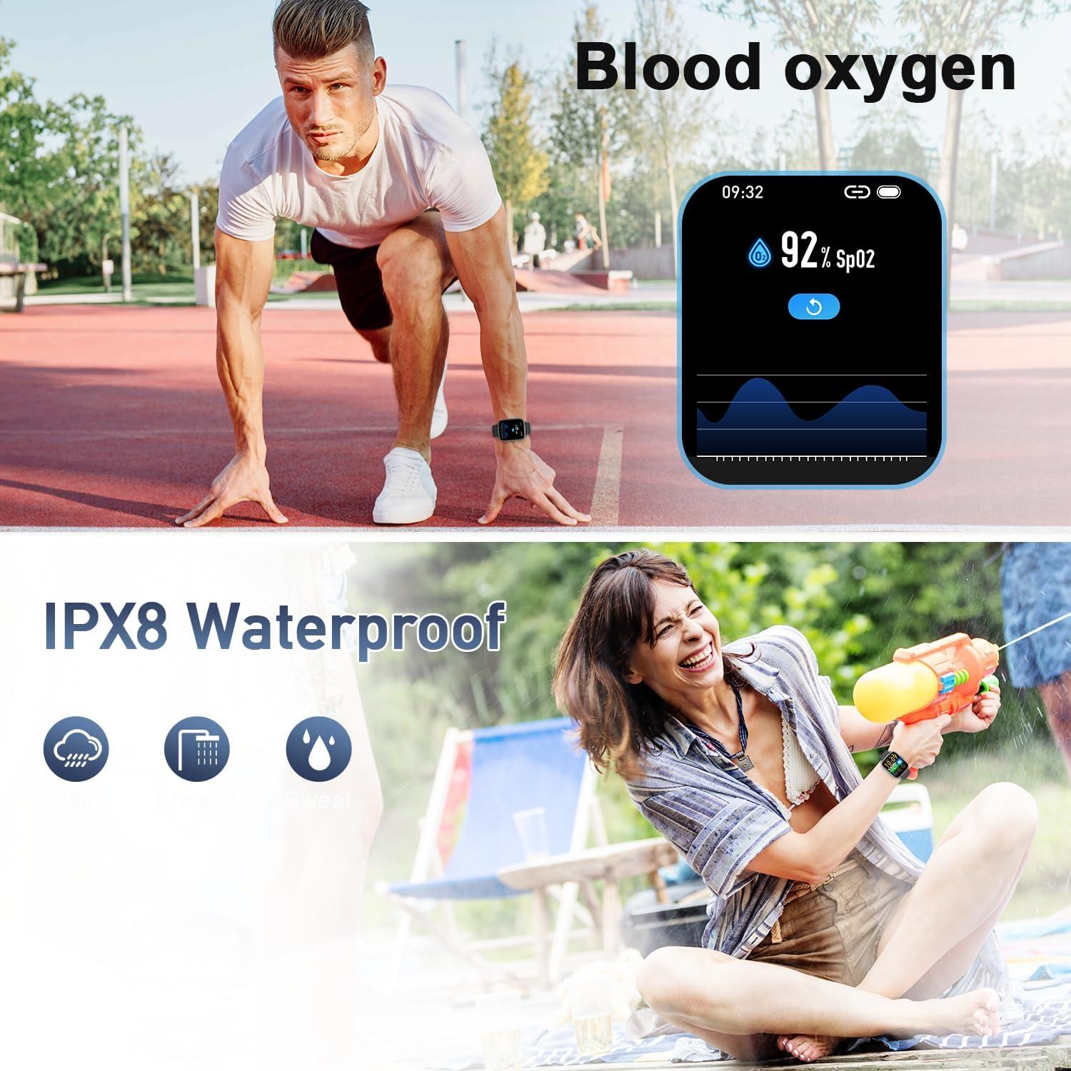 Reloj Inteligente Fitness Y2 - Monitor Cardíaco y Llamadas