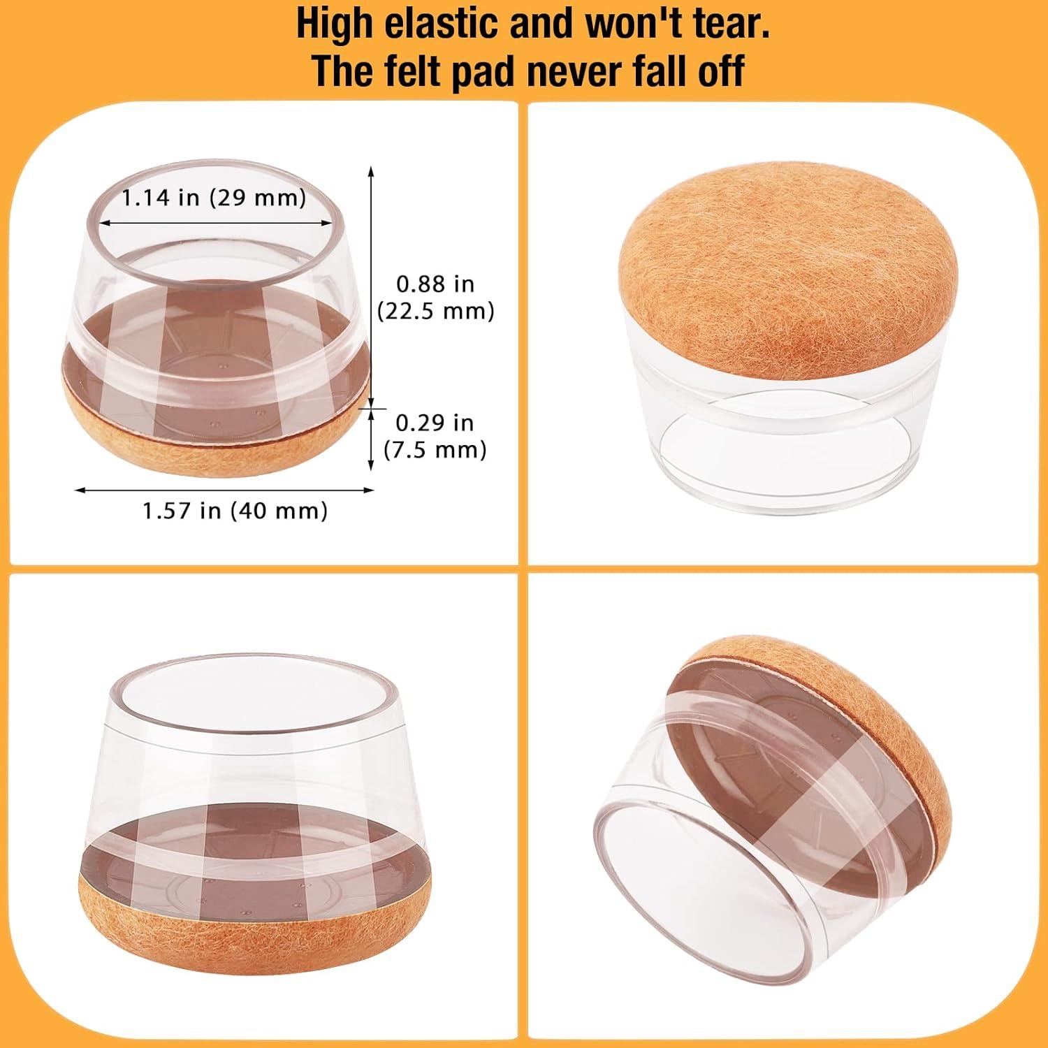 16 Protectores de Suelo de Silicona Jeaoouu para Sillas