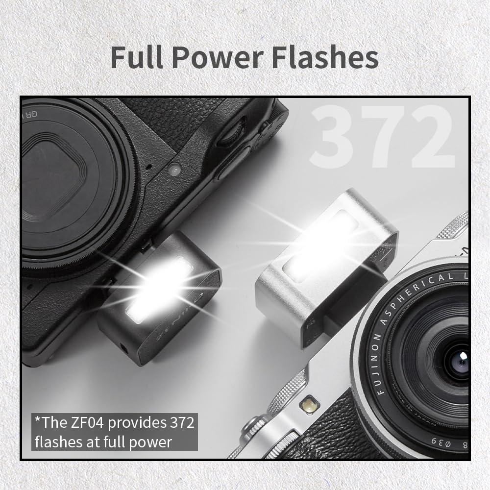 Flash Mini Zeniko ZF04 para Cámara - 372 Destellos, 3s Reciclaje