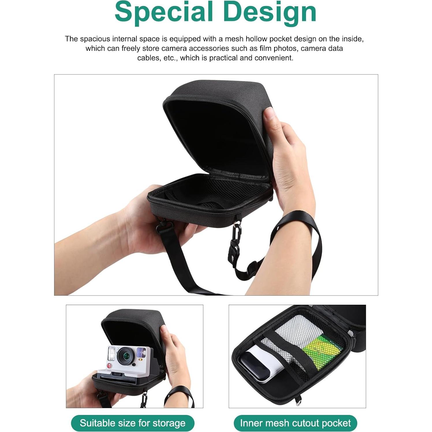 Funda Protectora PULUZ para Cámara Polaroid Now - Negro