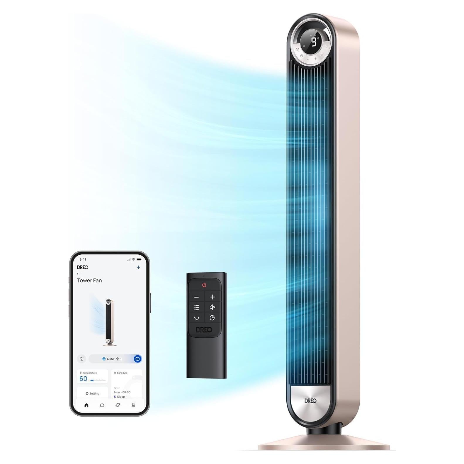 Ventilador de Torre Dreo Cruiser Pro T2S 106,68 cm Control Voz