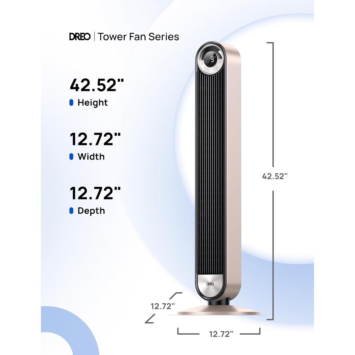 Ventilador de Torre Dreo Cruiser Pro T2S 106,68 cm Control Voz