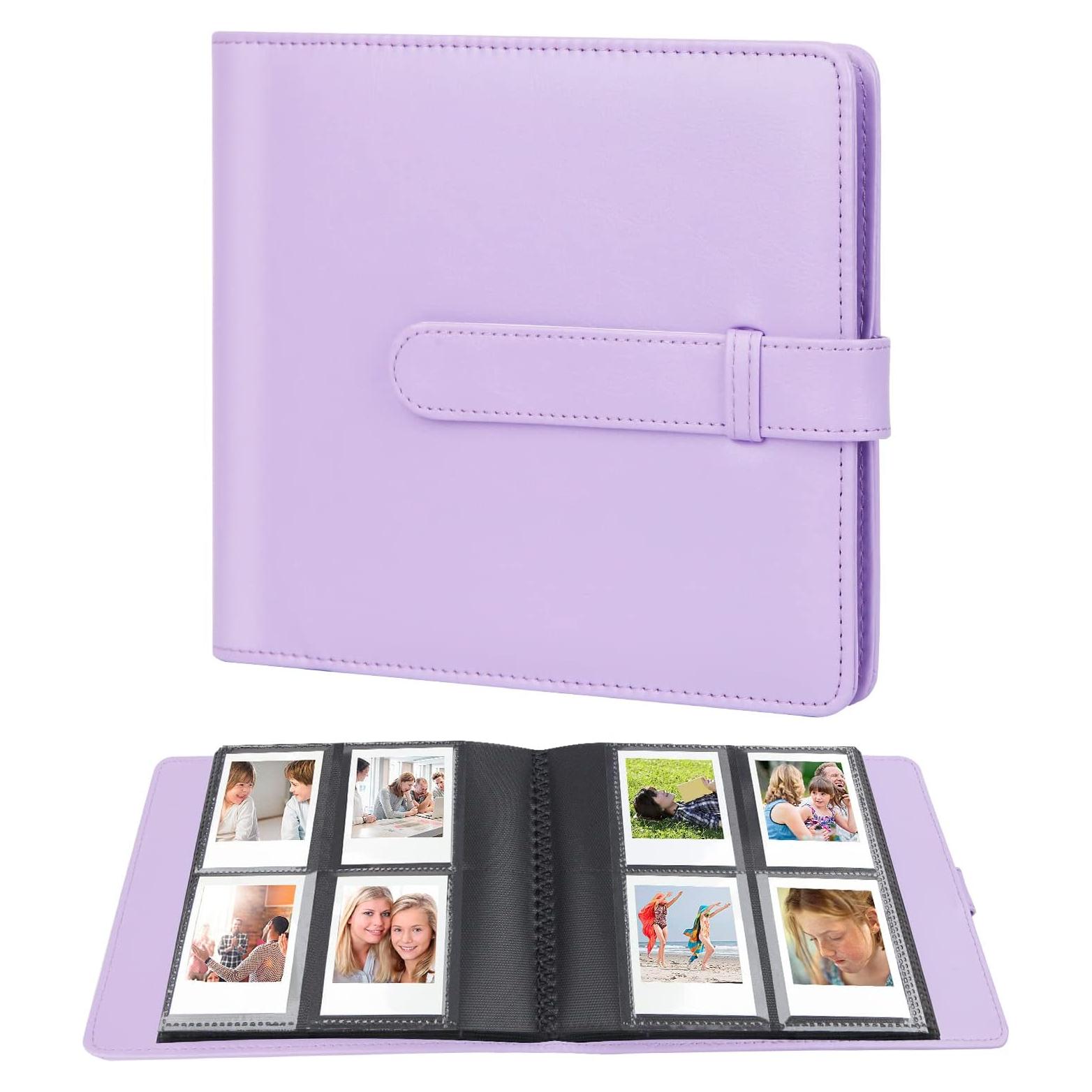 Álbum de Fotos Polaroid Go Ruibytree 256 Bolsillos Morado