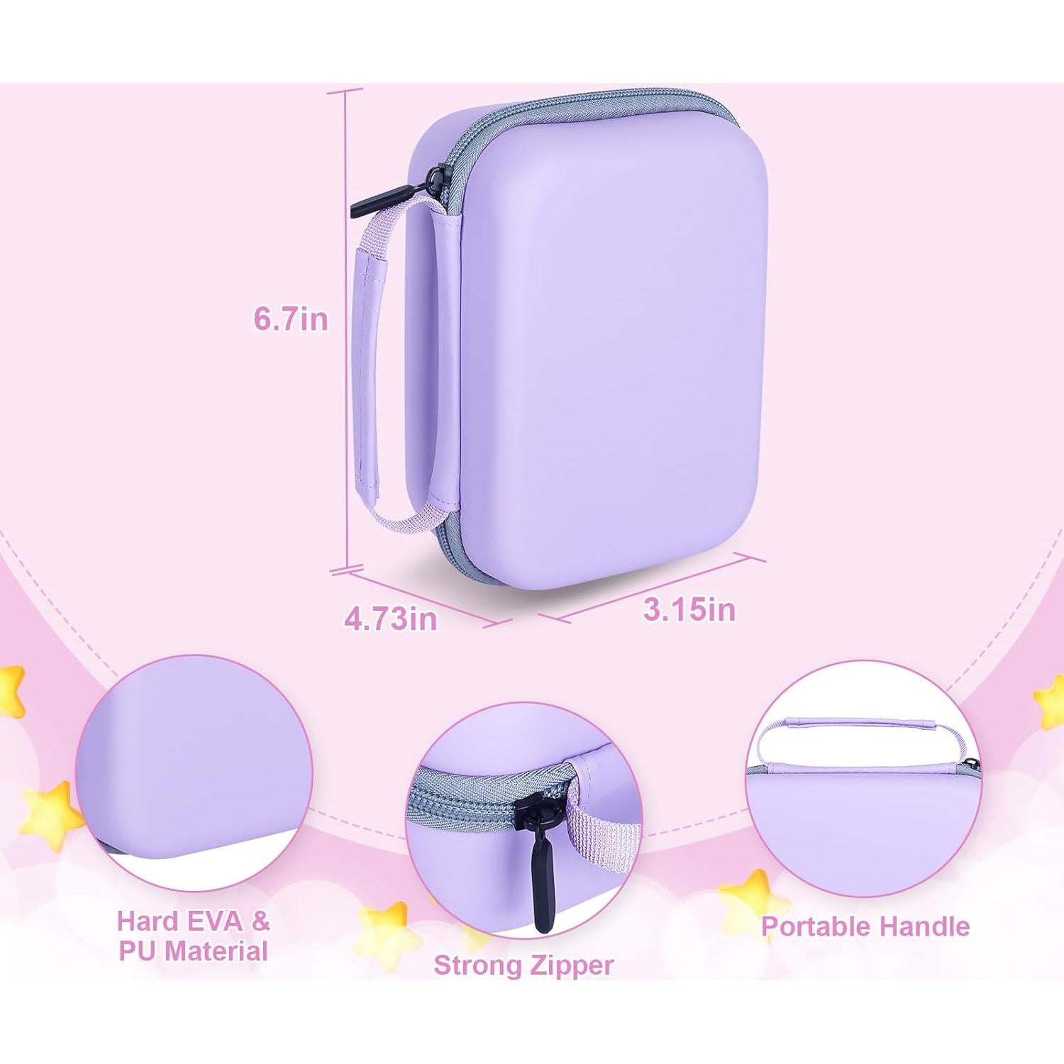 Funda de Cámara Instantánea Phetium para Niños - Púrpura