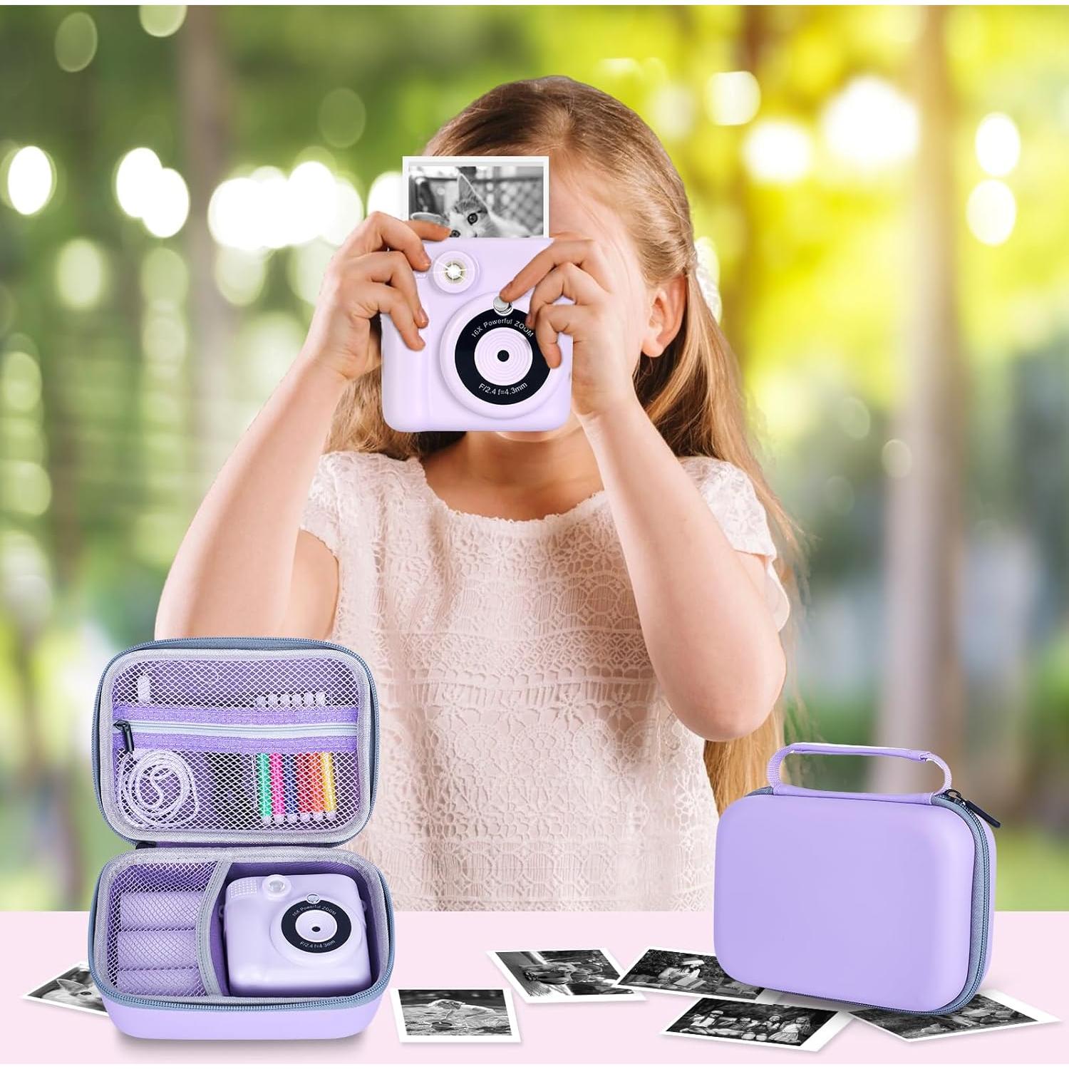 Funda de Cámara Instantánea Phetium para Niños - Púrpura