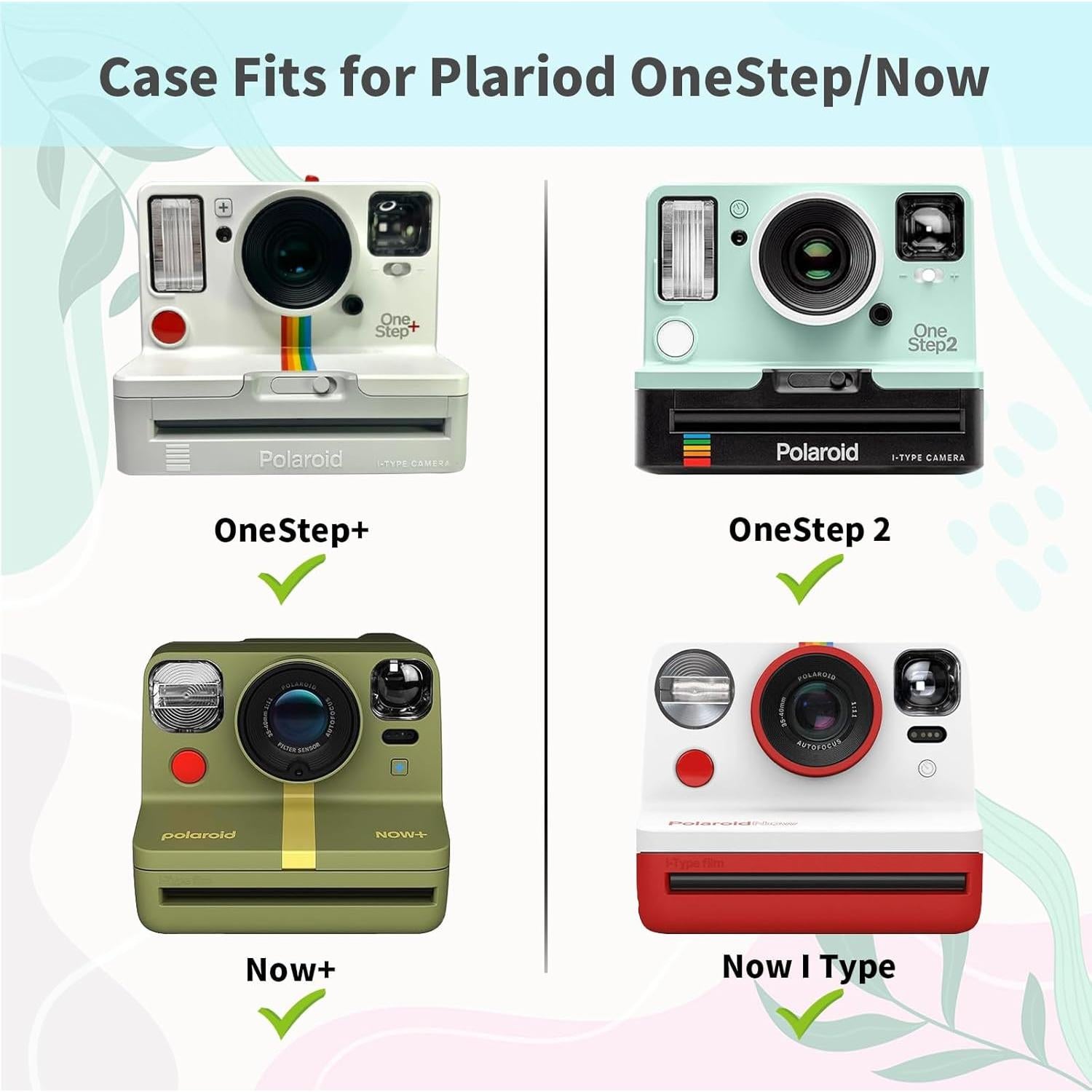 Funda de transporte Kuprusar para cámara Polaroid OneStep/Now