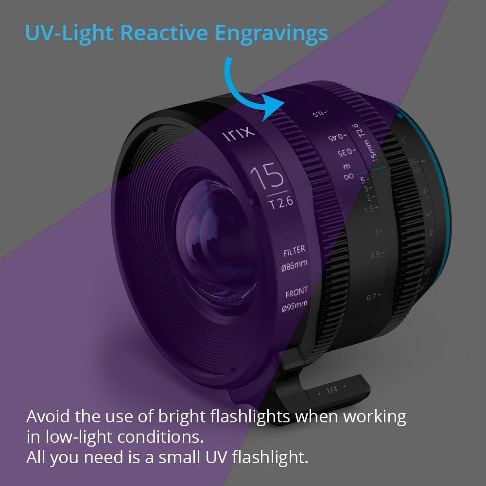 Lente Irix Cine 15mm T2.6 Gran Angular Montura Leica L