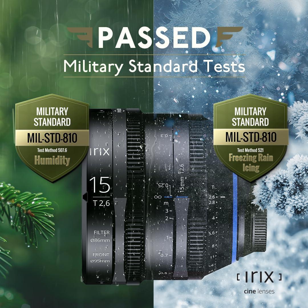 Lente Irix Cine 15mm T2.6 Gran Angular Montura Leica L