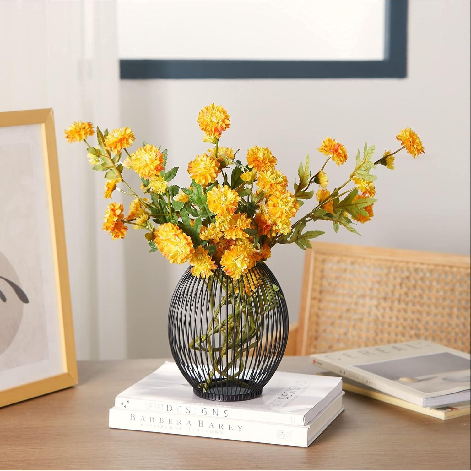 Soporte de Velas Pequeño OLEEK de Hierro Negro para Exterior