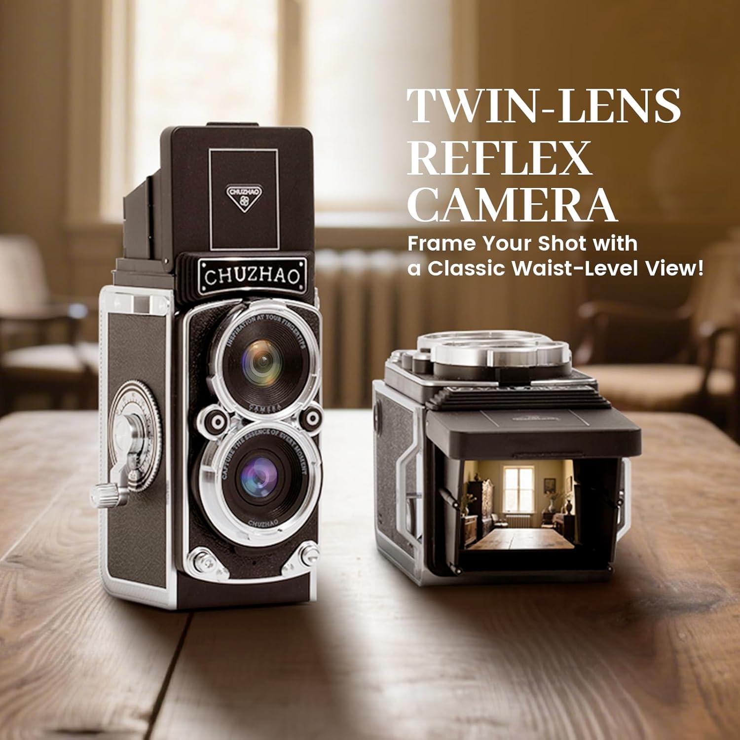 Mini Cámara Digital Vintage CHUZHAO 12MP 1080P Retro Portátil