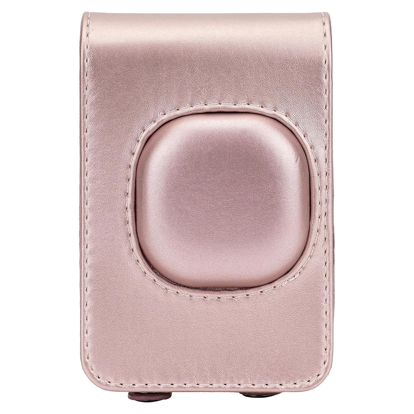 Funda Protectora Frankmate para Fujifilm Instax Mini Liplay Oro Rosa