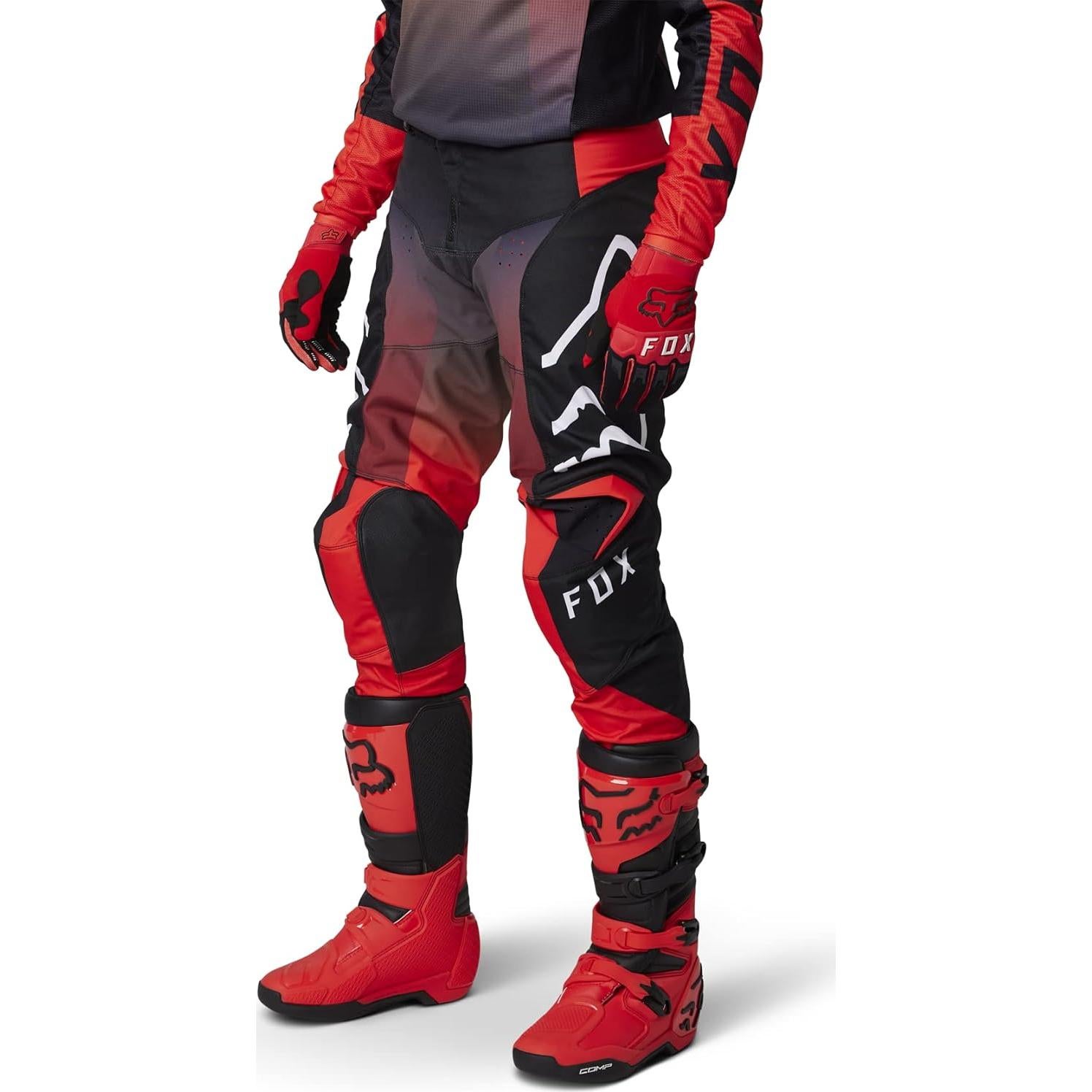 Pantalón de Motocross Fox Racing 180 Rojo Fluorescente 26