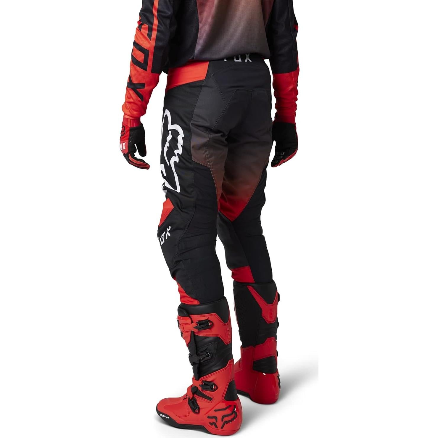 Pantalón de Motocross Fox Racing 180 Rojo Fluorescente 26