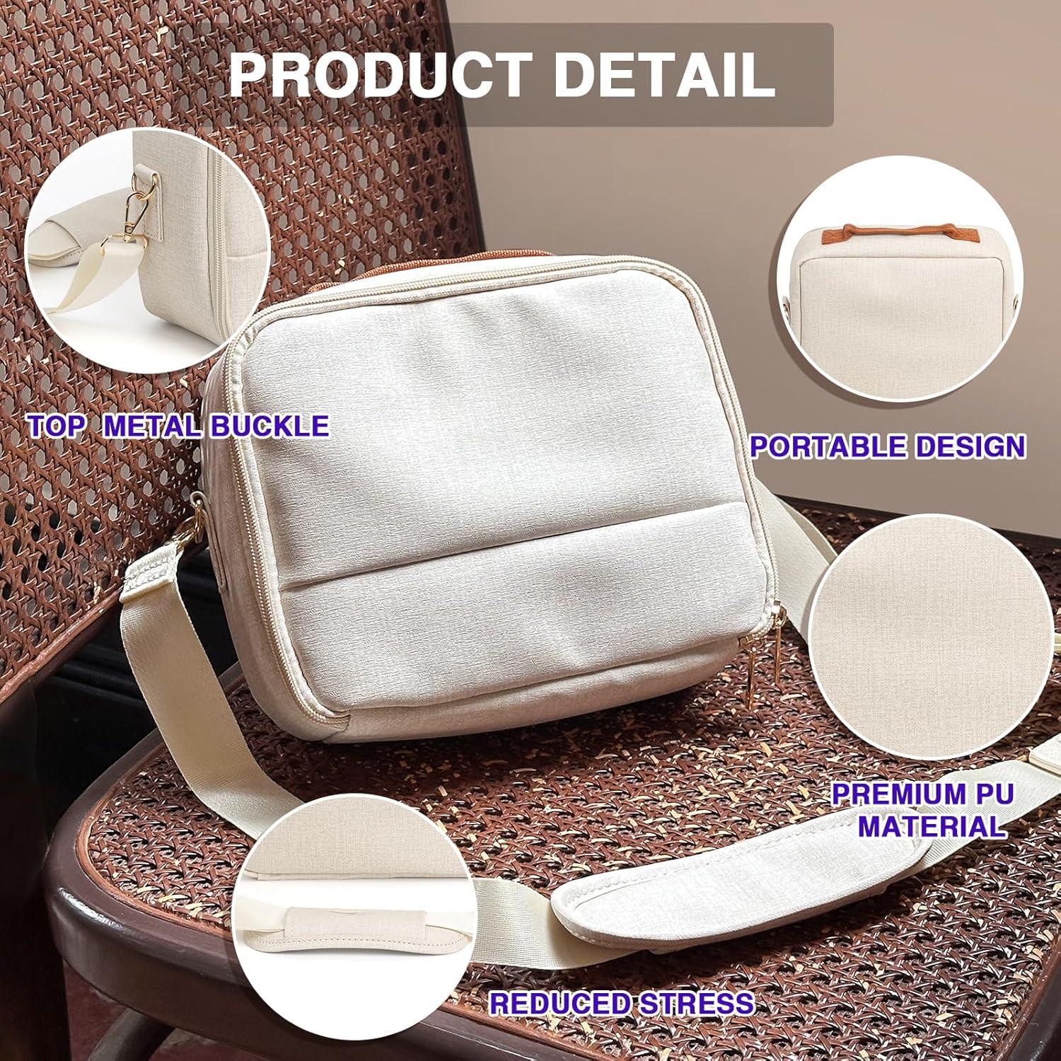 Bolsa Protectora Universal CAIYOULE para Fujifilm Instax Mini y DSLR - Blanca
