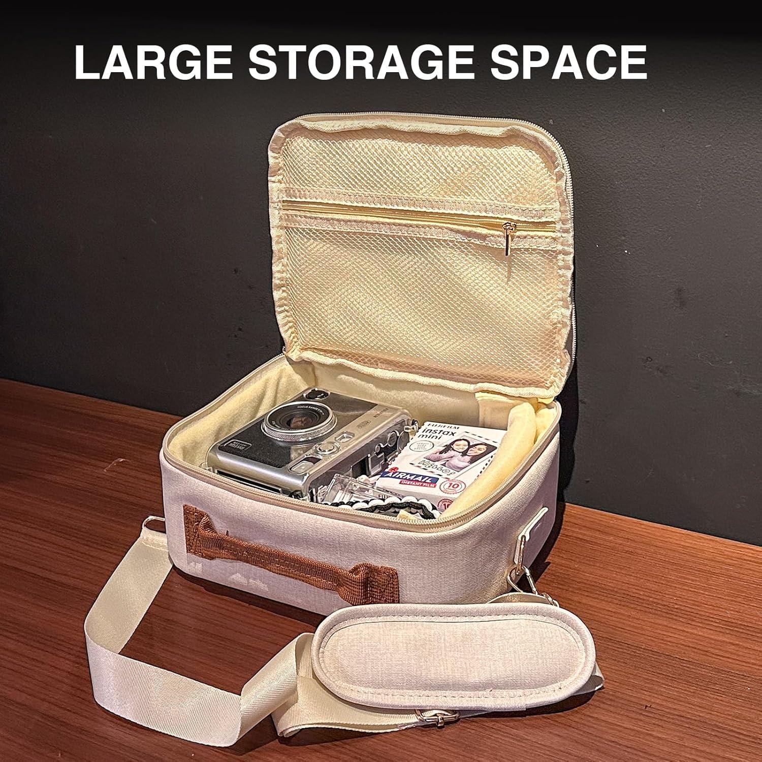 Bolsa Protectora Universal CAIYOULE para Fujifilm Instax Mini y DSLR - Blanca