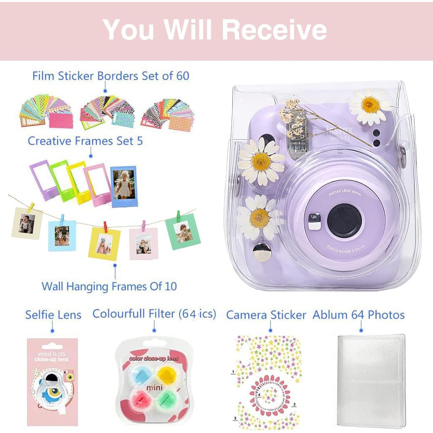 Kit de Accesorios WOGOZAN para Cámara Fujifilm Instax Mini 11