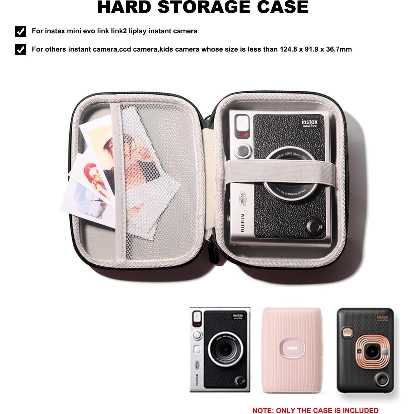 Funda Dura EVA para Cámara Fujifilm Instax Mini EVO Negra