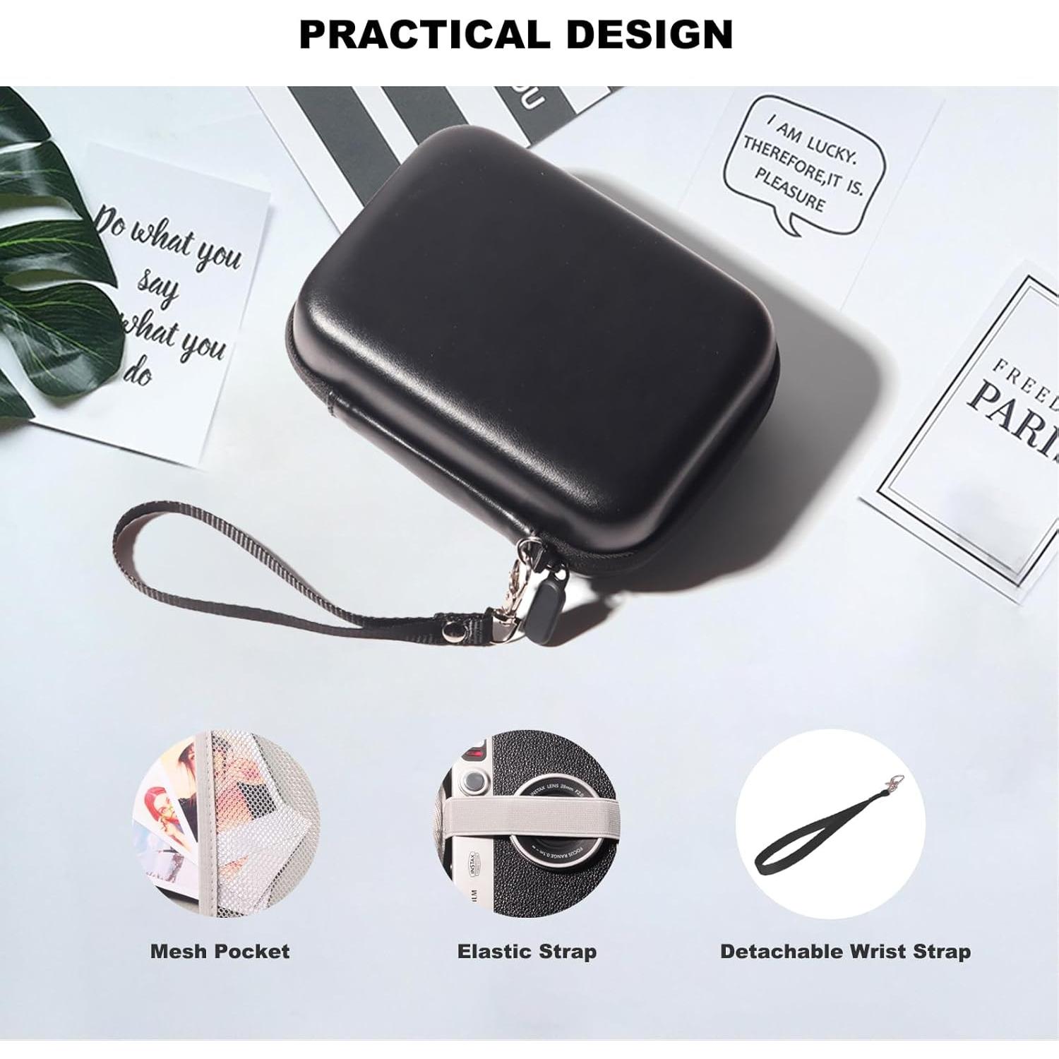 Funda Dura EVA para Cámara Fujifilm Instax Mini EVO Negra