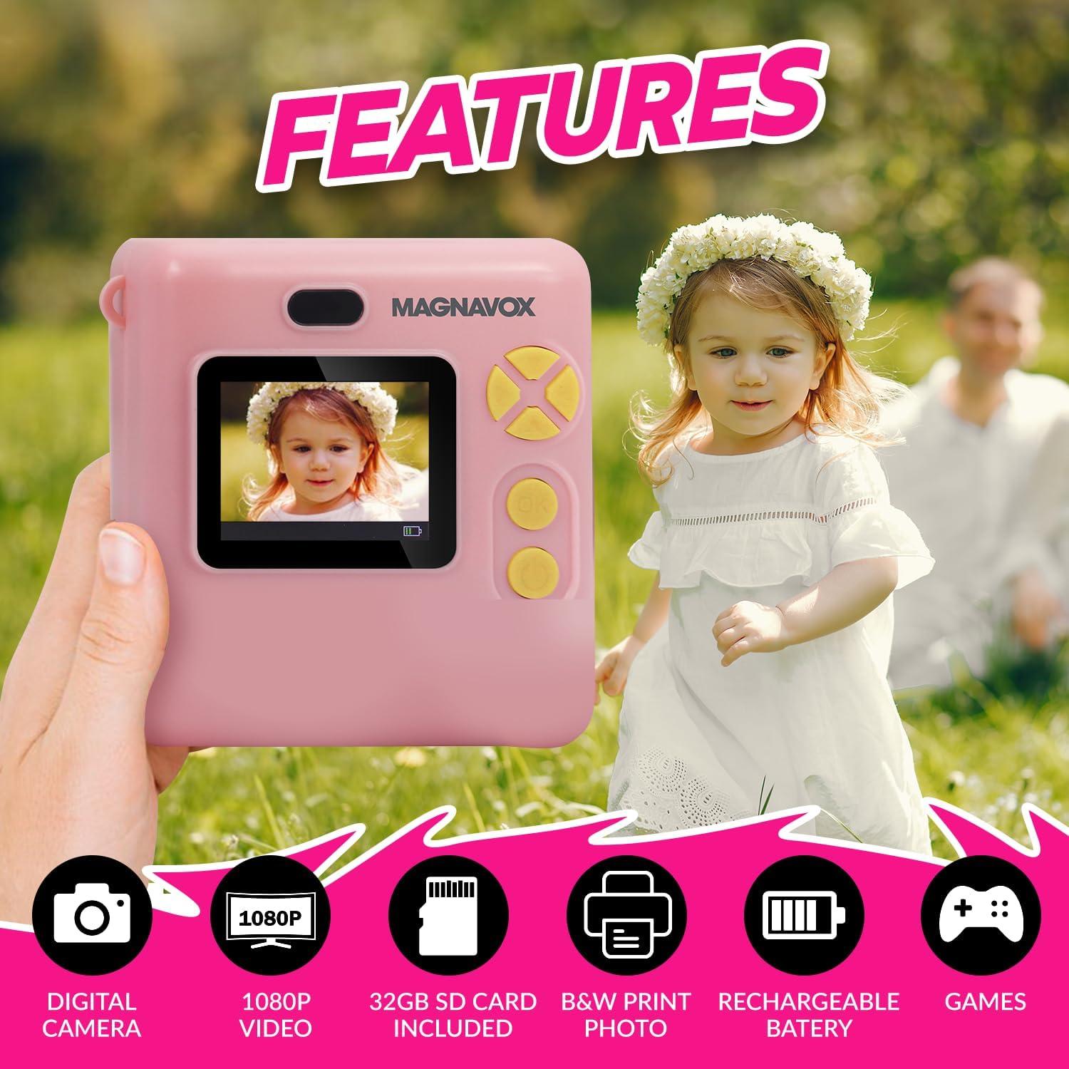 Cámara Digital para Niños Magnavox MCC9063 Rosa 20MP 1080p