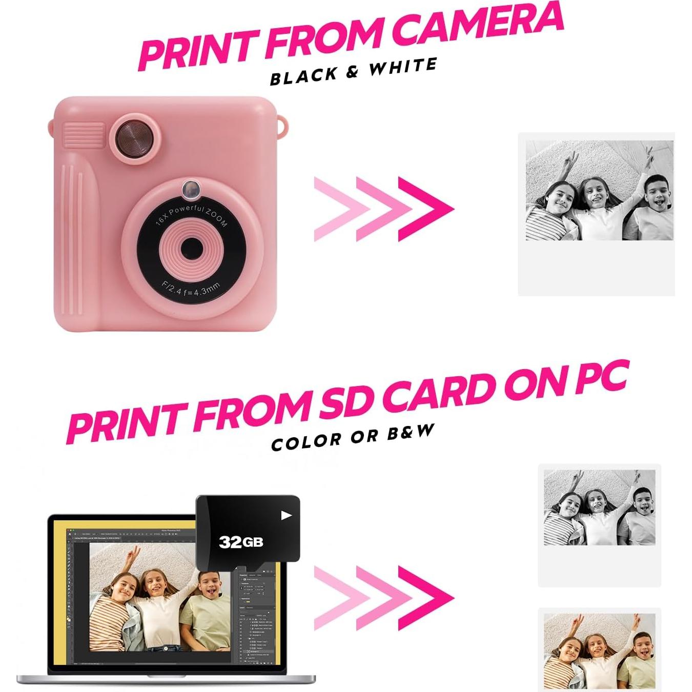 Cámara Digital para Niños Magnavox MCC9063 Rosa 20MP 1080p