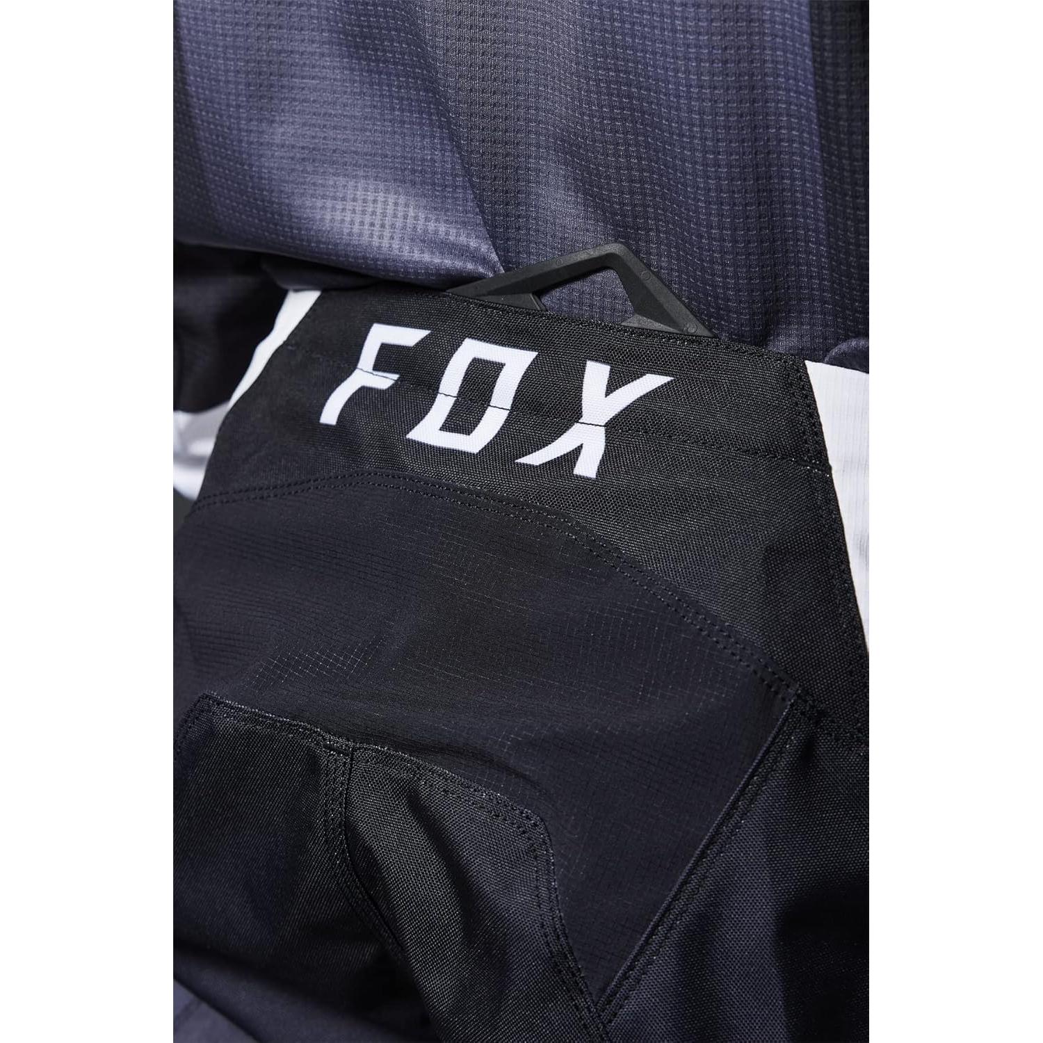Pantalón de Motocross Fox Racing 180 Negro/Blanco T.26