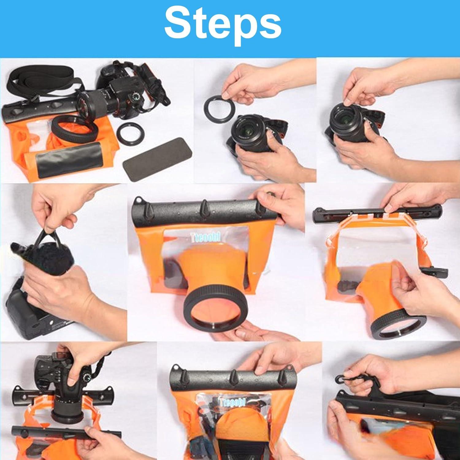 Funda Impermeable para Cámara SLR PUSOKEI 20m HD 13cm