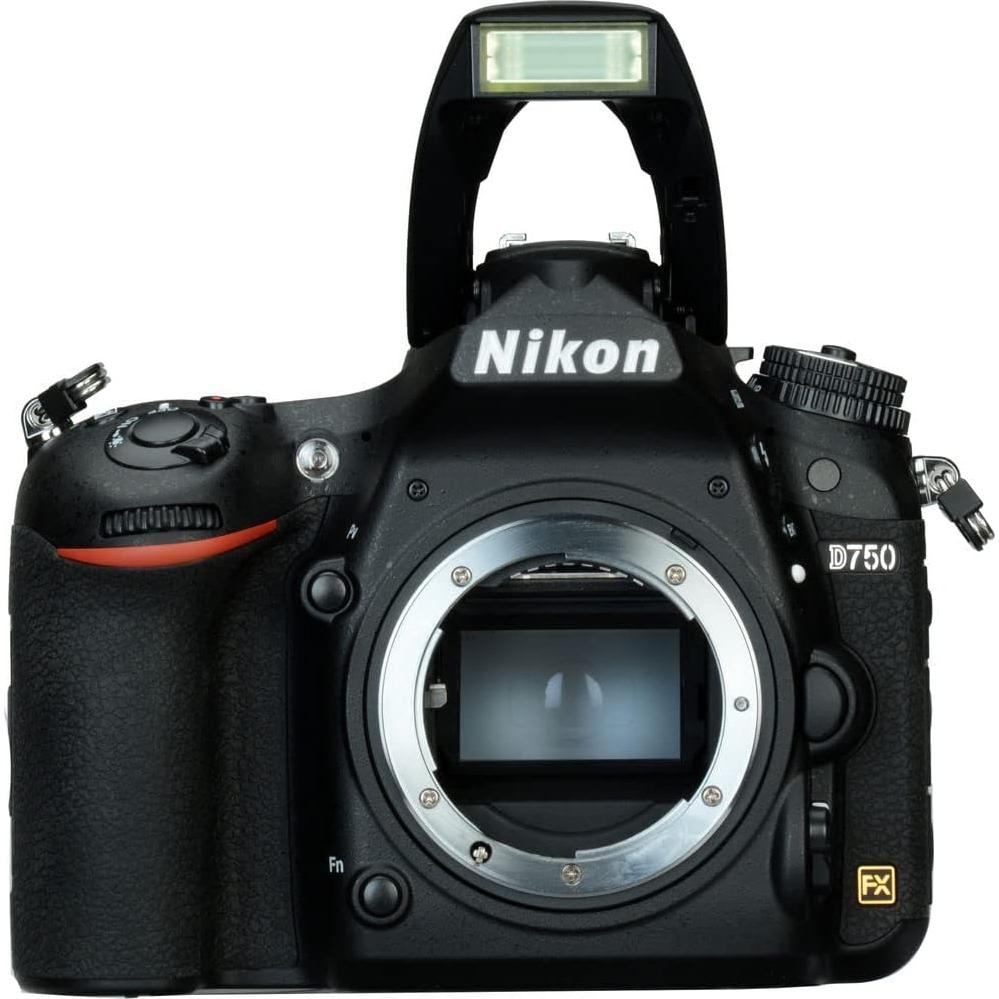 Cámara DSLR Nikon D750 Formato FX + 2 Baterías + Accesorios