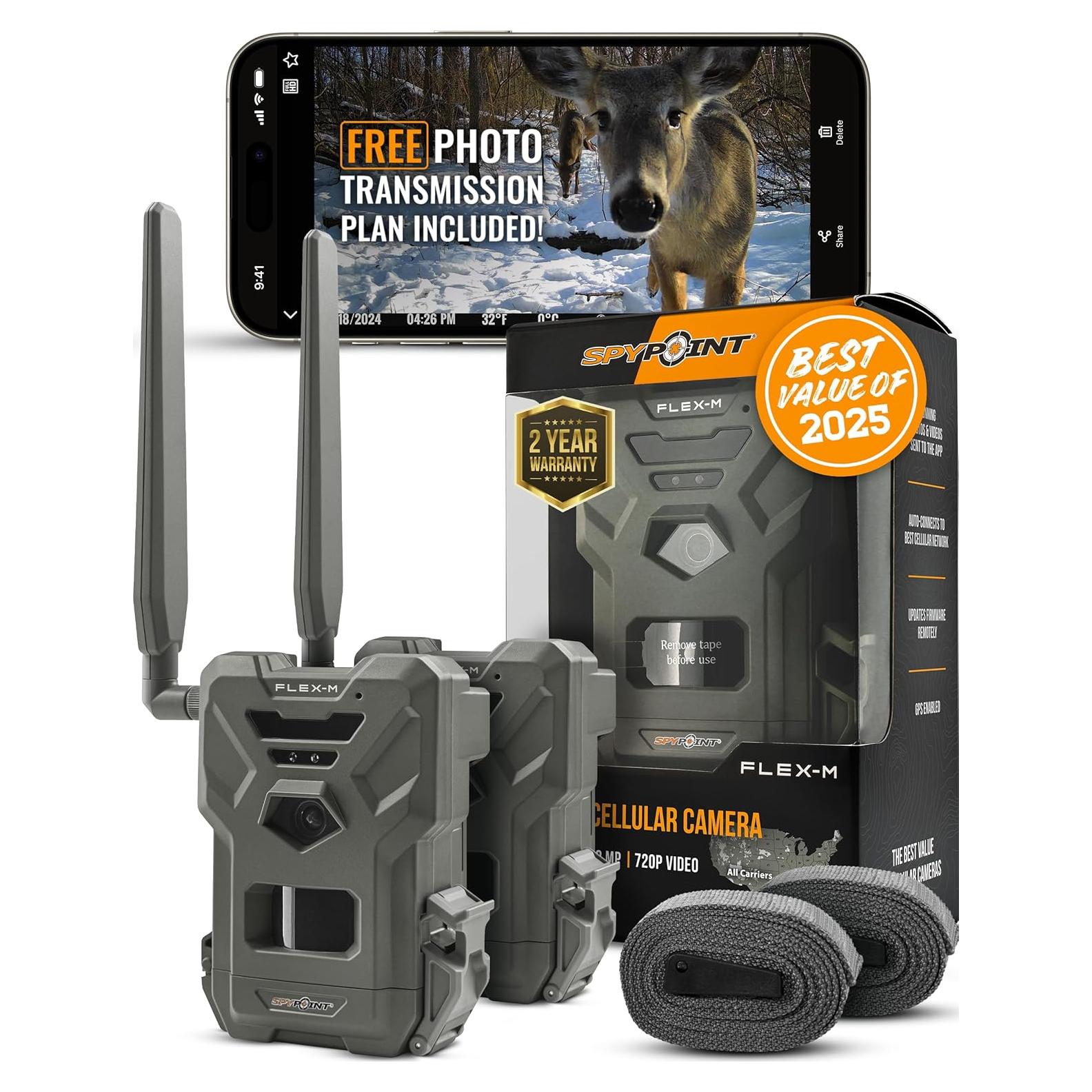 Cámara de Caza Celular SPYPOINT FLEX-M Doble SIM 28MP