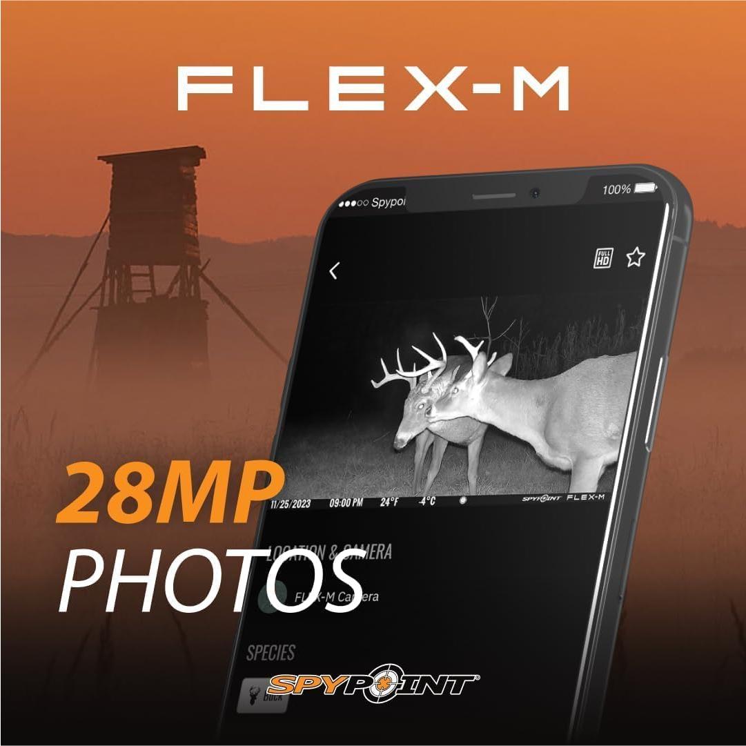 Cámara de Caza Celular SPYPOINT FLEX-M Doble SIM 28MP