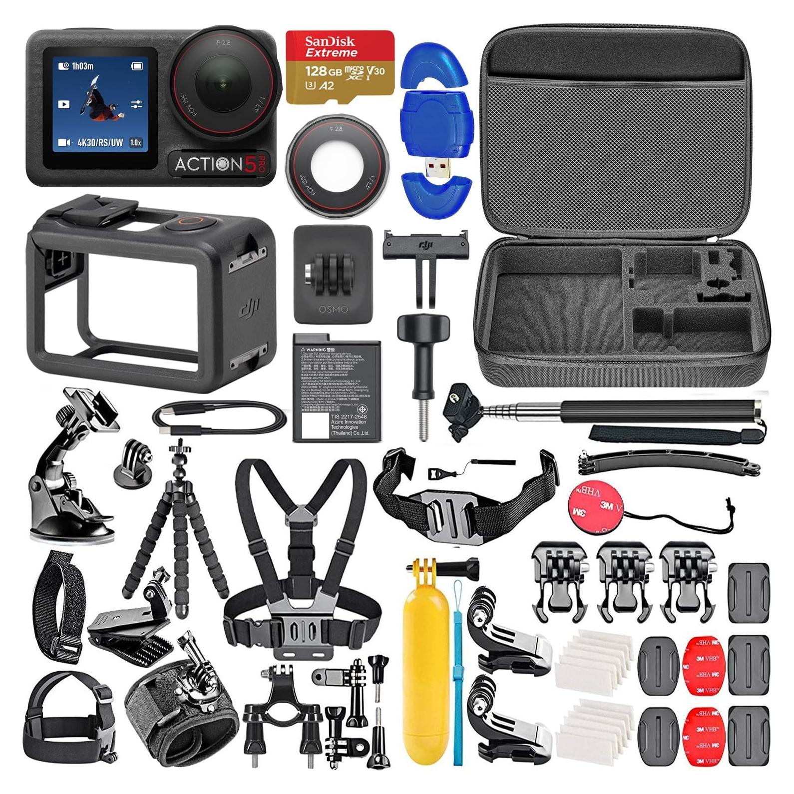 Cámara de Acción DJI Osmo Action 5 Pro Combo Estándar 4K 40MP