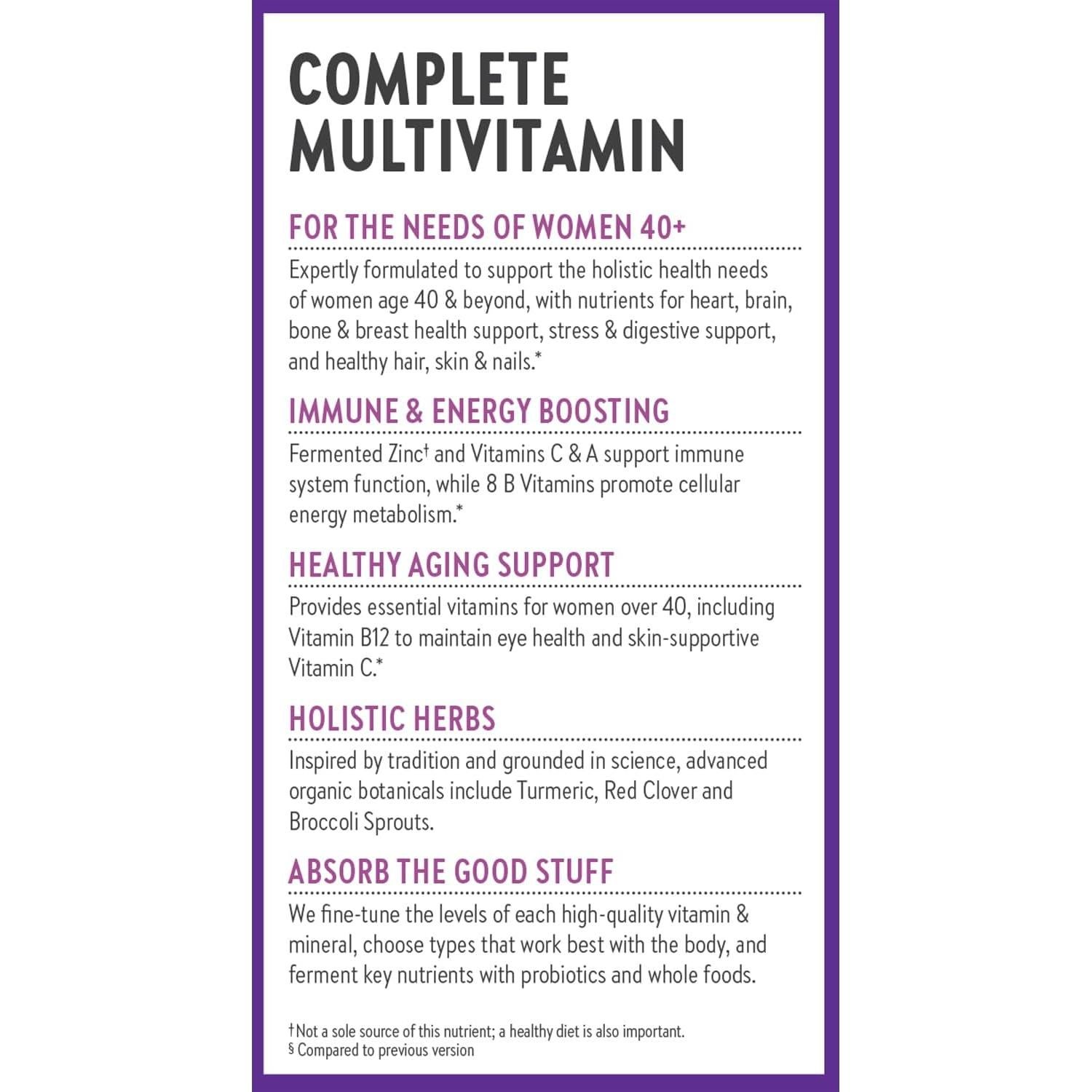 Multivitamínico Nuevo Capítulo para Mujeres 40+ - 48 Cápsulas