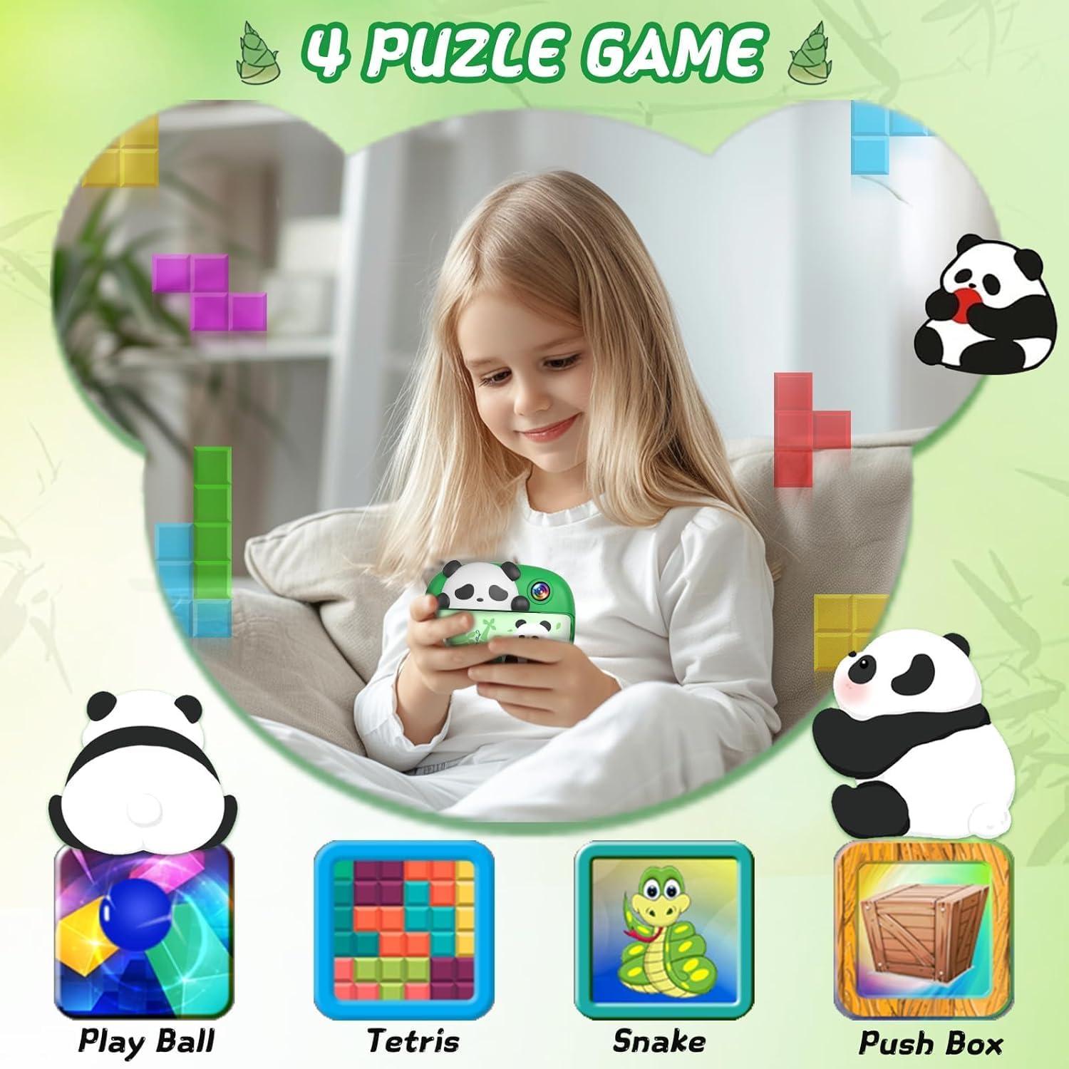 Cámara Instantánea Uffylle P85 para Niños Verde 12MP HD 1080P