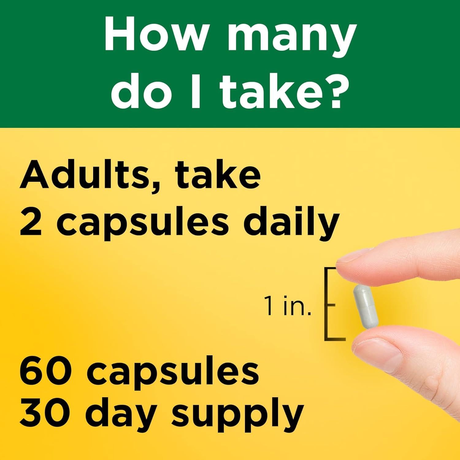 Nature Made Magnesio Glicinato 200 mg 60 Cápsulas Suplemento