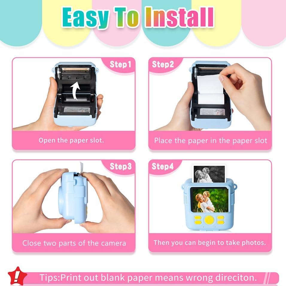 12 Rollos de Papel Térmico Hikkon para Impresión Instantánea