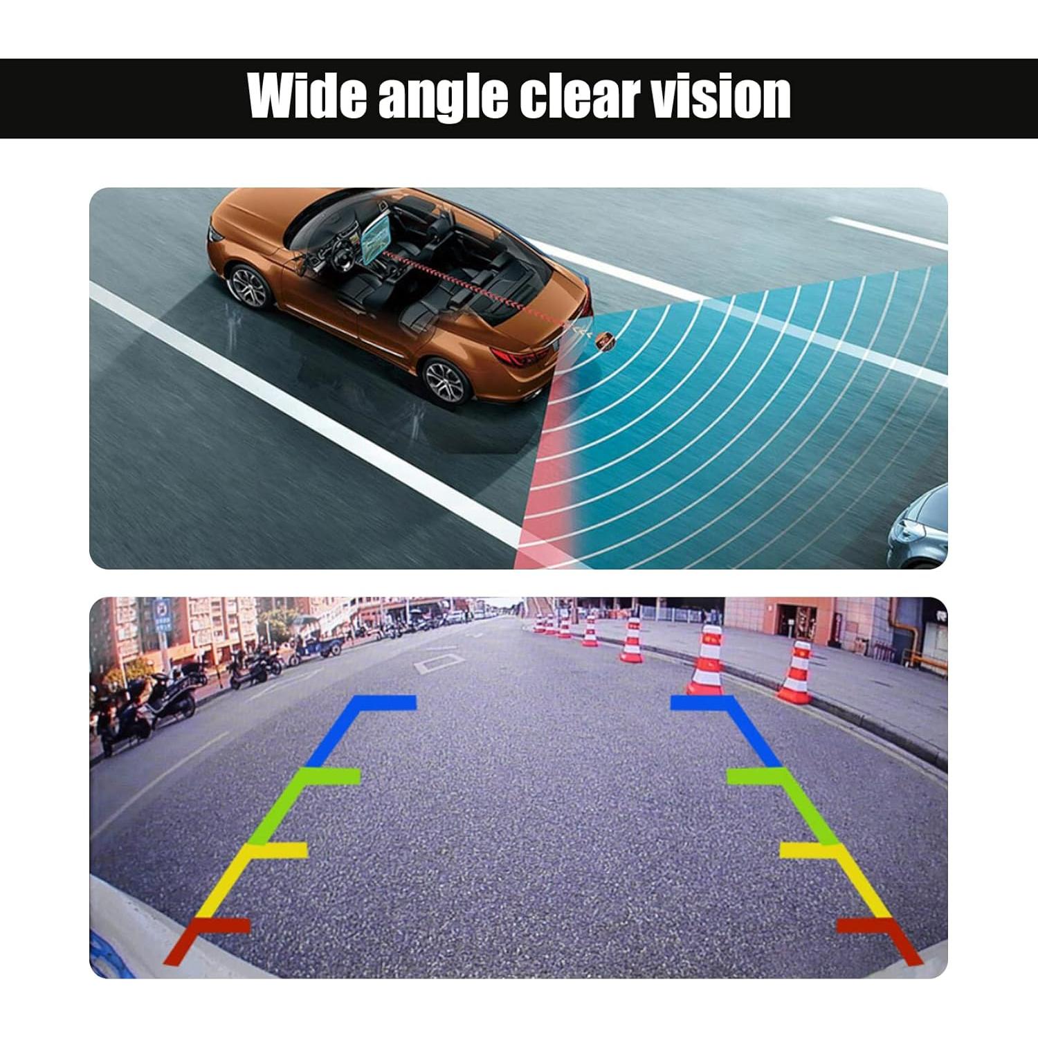 Cámara de Respaldo Miytsya HD 130° a Prueba de Agua