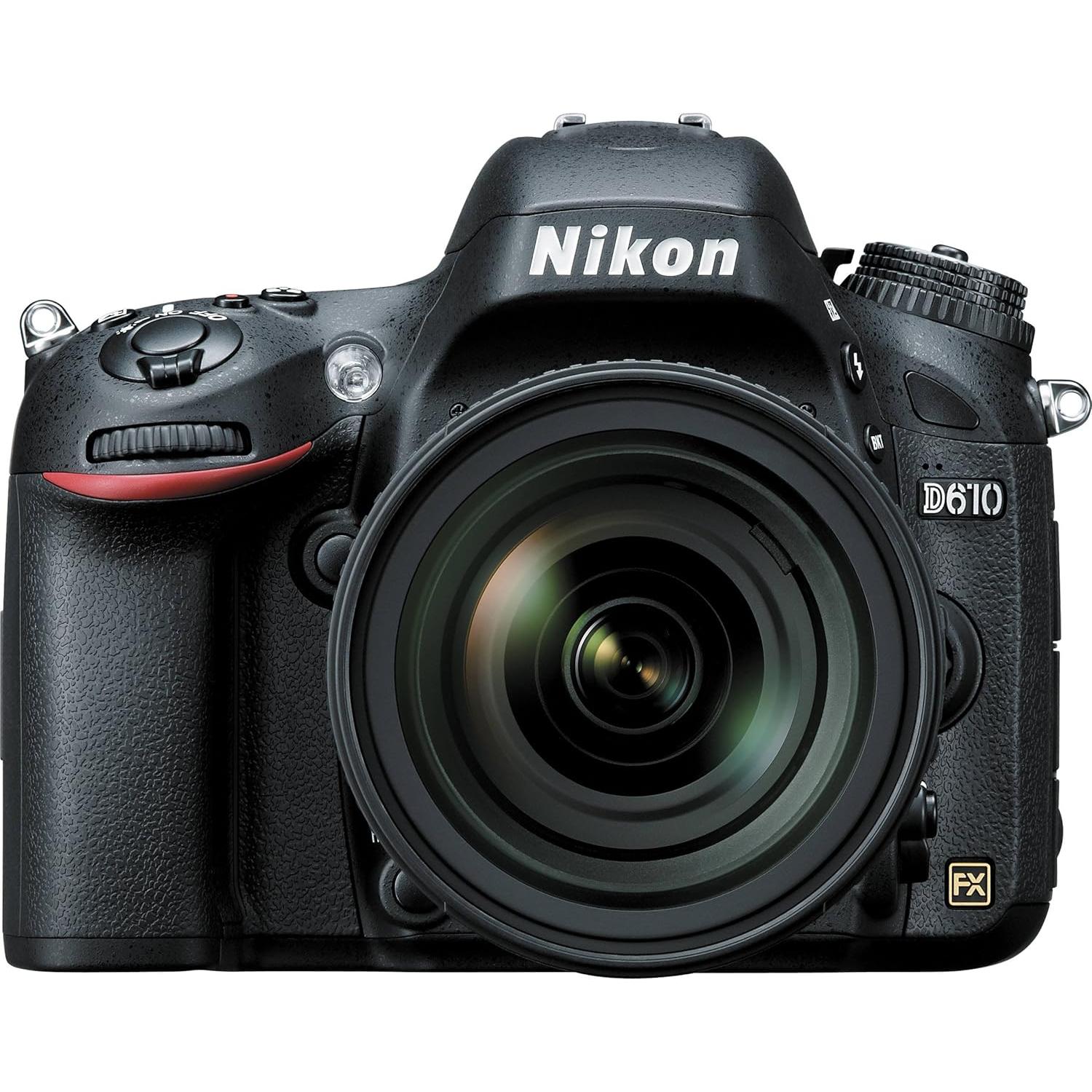 Nikon D610 24.3 MP CMOS FX-Format Digital SLR Camera with 24-85mm f/3.5-4.5G ED VR Auto Focus-S Nikkor Lens