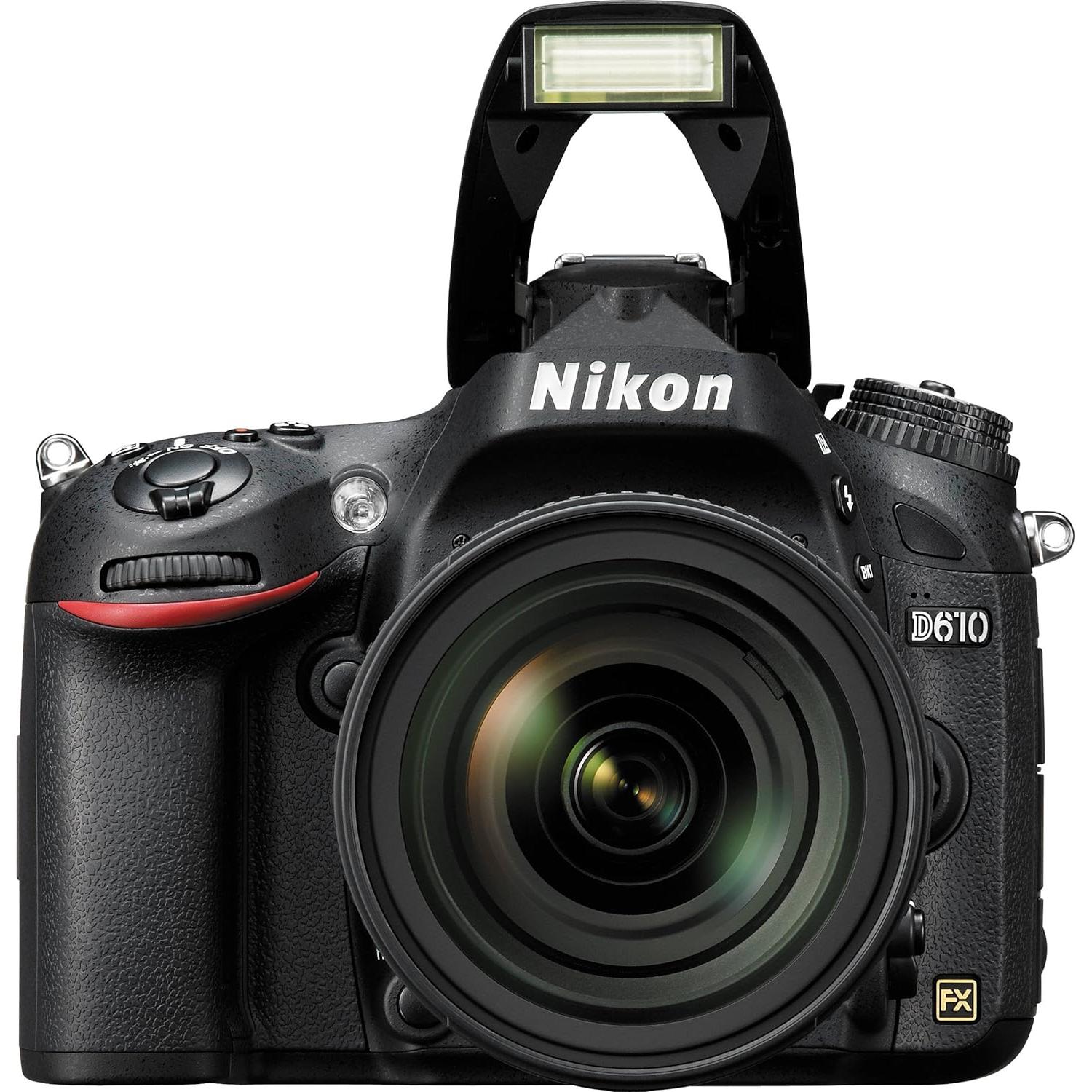 Nikon D610 24.3 MP CMOS FX-Format Digital SLR Camera with 24-85mm f/3.5-4.5G ED VR Auto Focus-S Nikkor Lens
