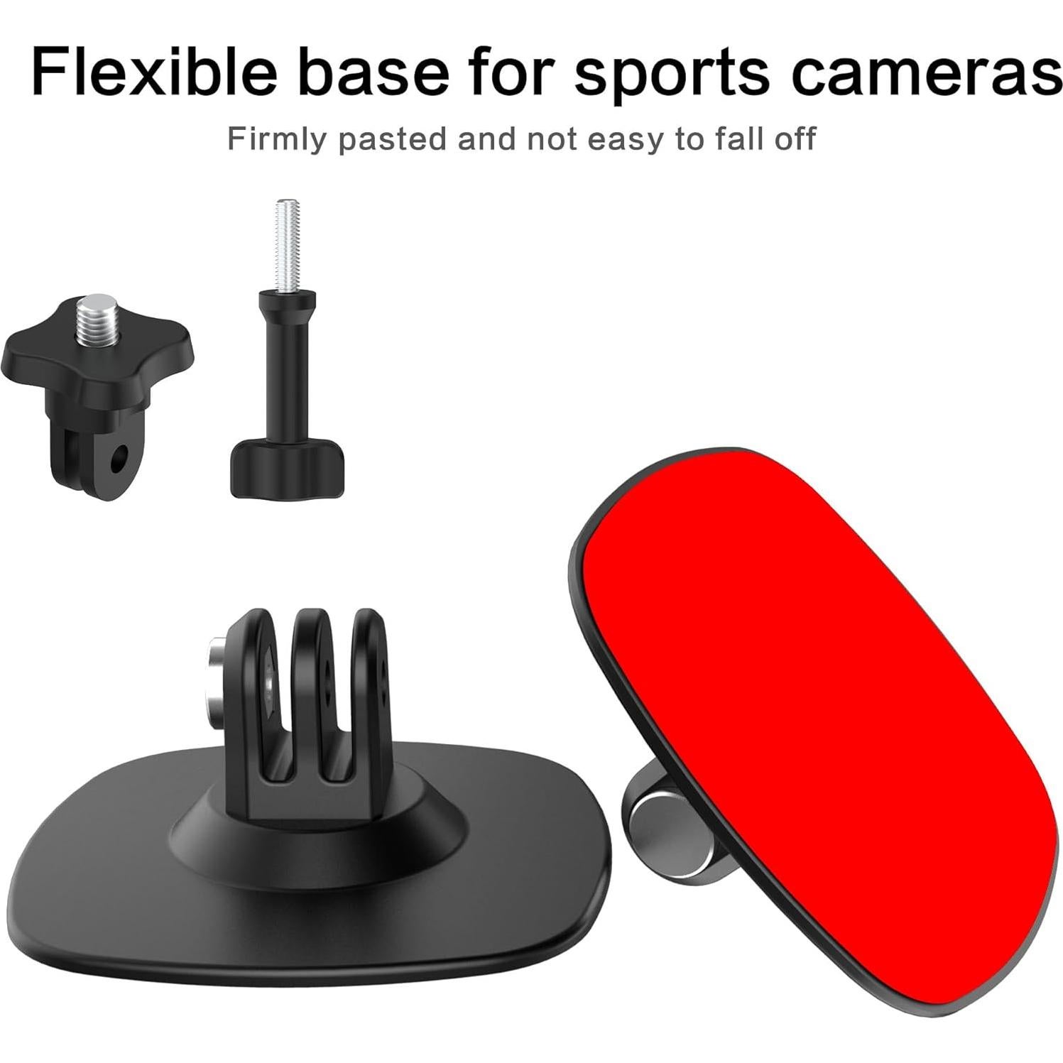 Montura Adhesiva Flexible Taisioner para Cámaras de Acción - 3 PCS