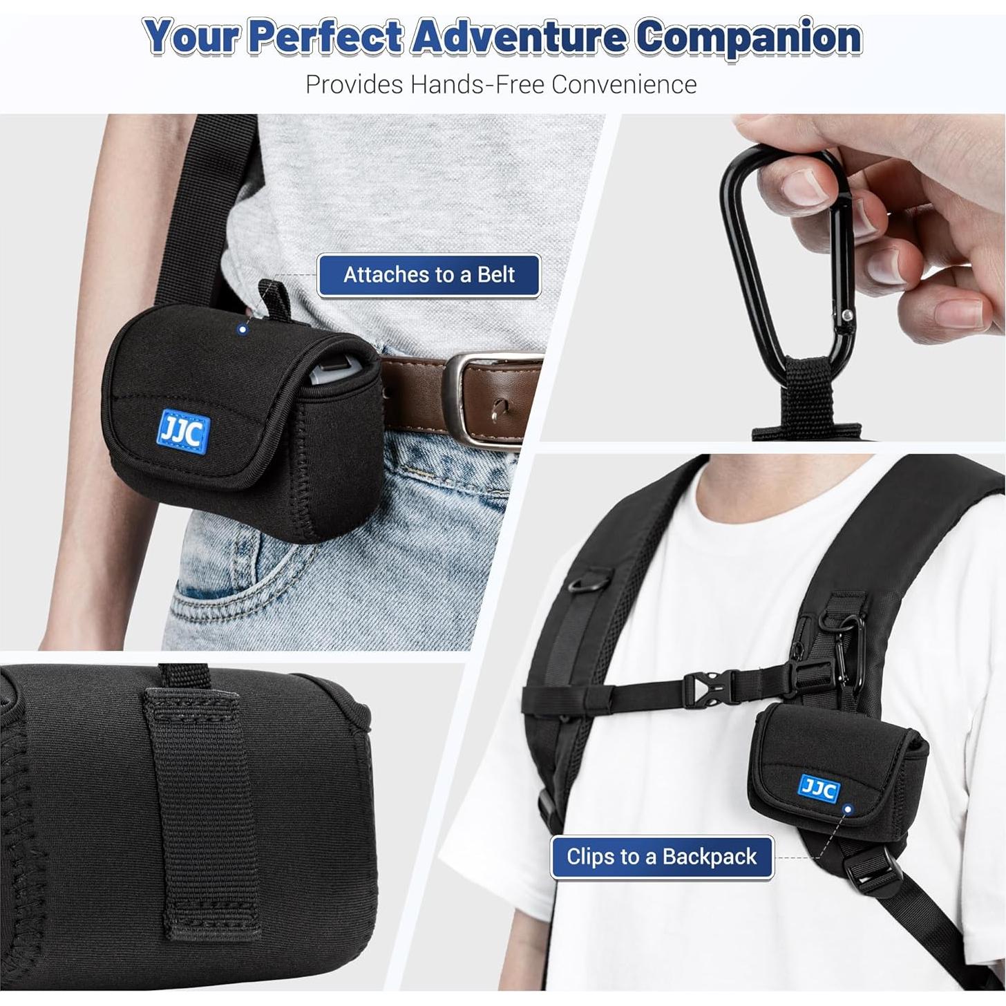 Funda de Transporte JJC para Cámaras de Acción Neopreno