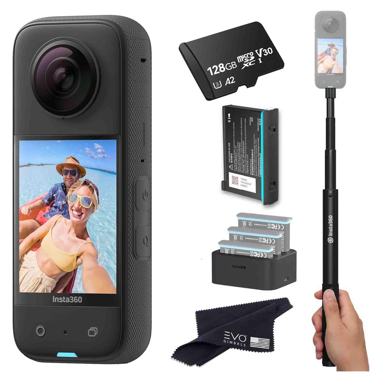 Cámara de Acción 360 Insta360 X3 con Batería Extra y 128GB