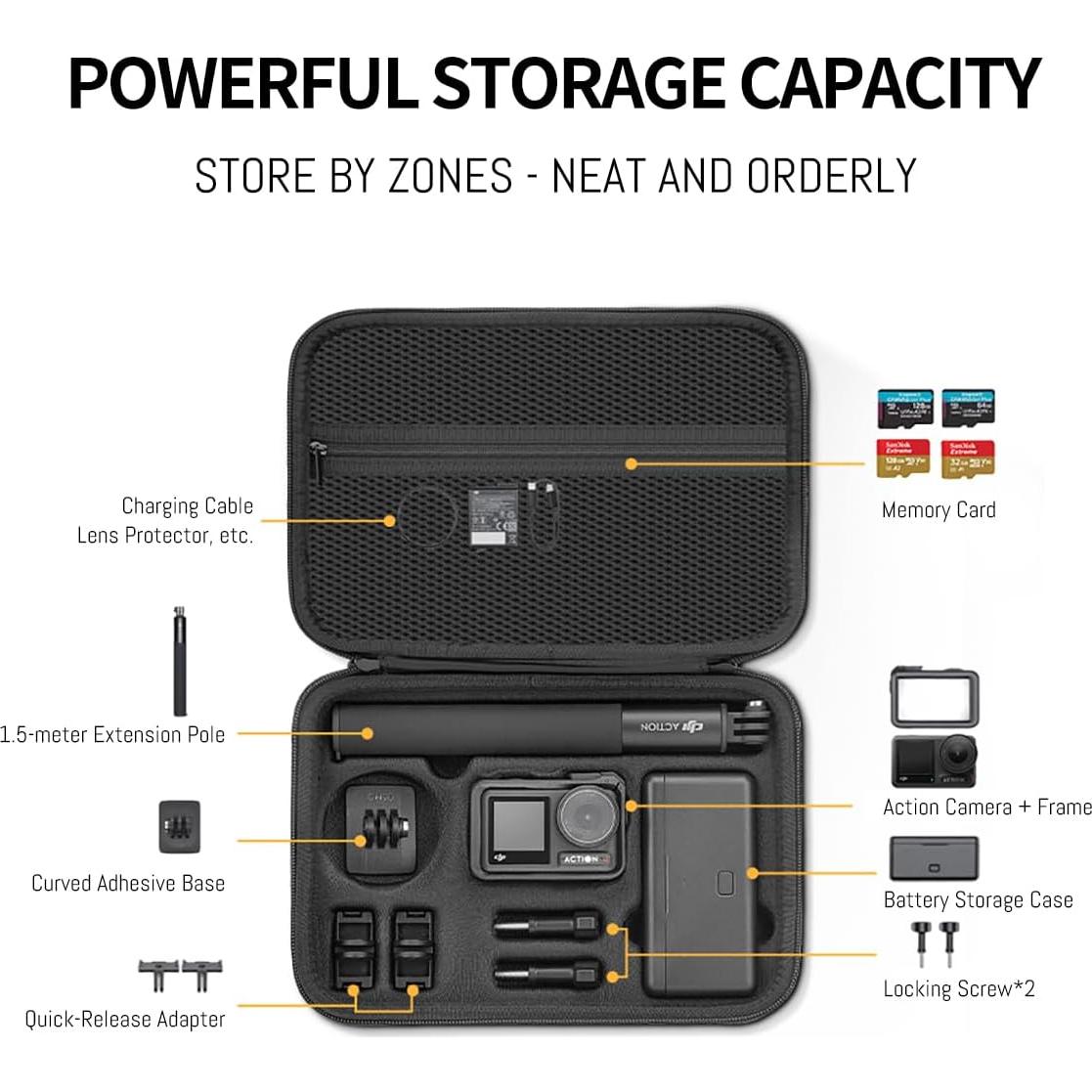 Estuche de almacenamiento impermeable DJI Osmo Action 5 Pro