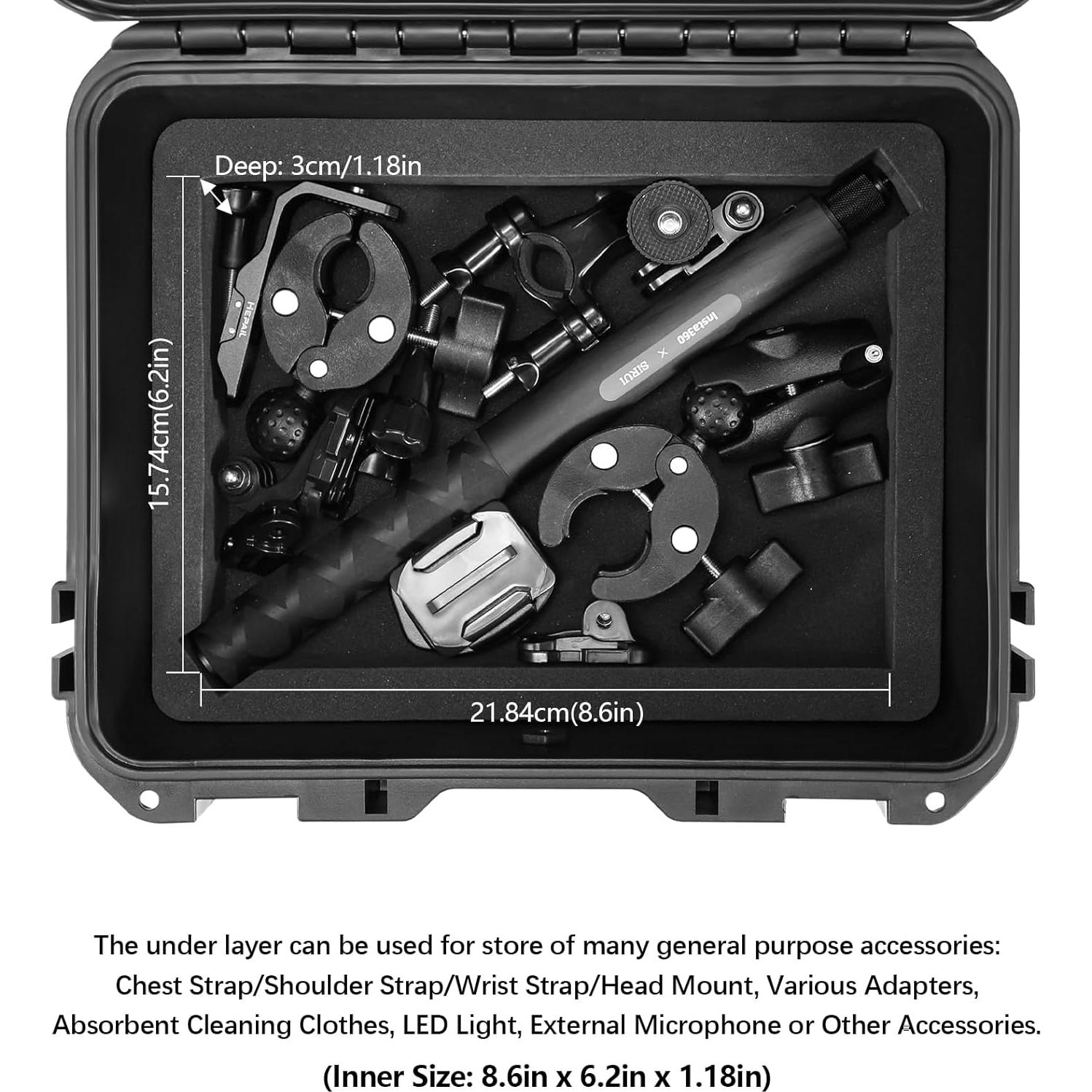 Funda Dura Impermeable Amazear para DJI Osmo Action 5 Pro